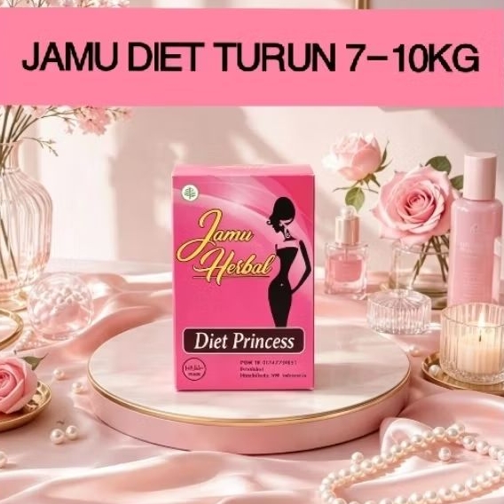 1 JAMU DIET PRINCESS + TIMBANGAN BADAN 21x25