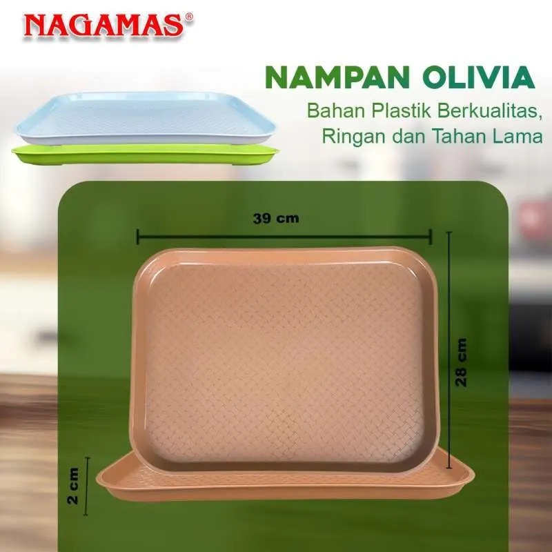 Nampan Plastik Besar DAHLIA NAGAMAS Jumbo Warna Nampan Tray Semai Bibit Hidroponik