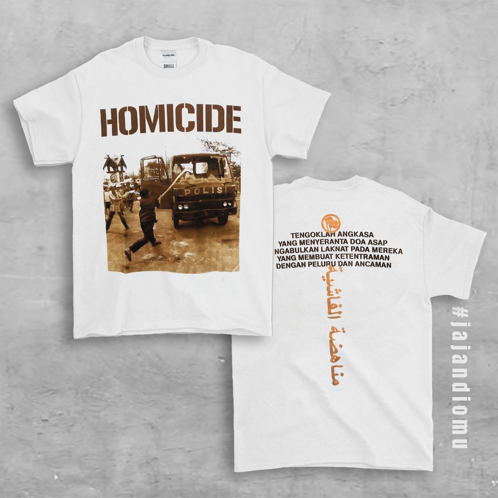 HOMICIDE BUNDLING CD + Tshirt PATHOS WHITE