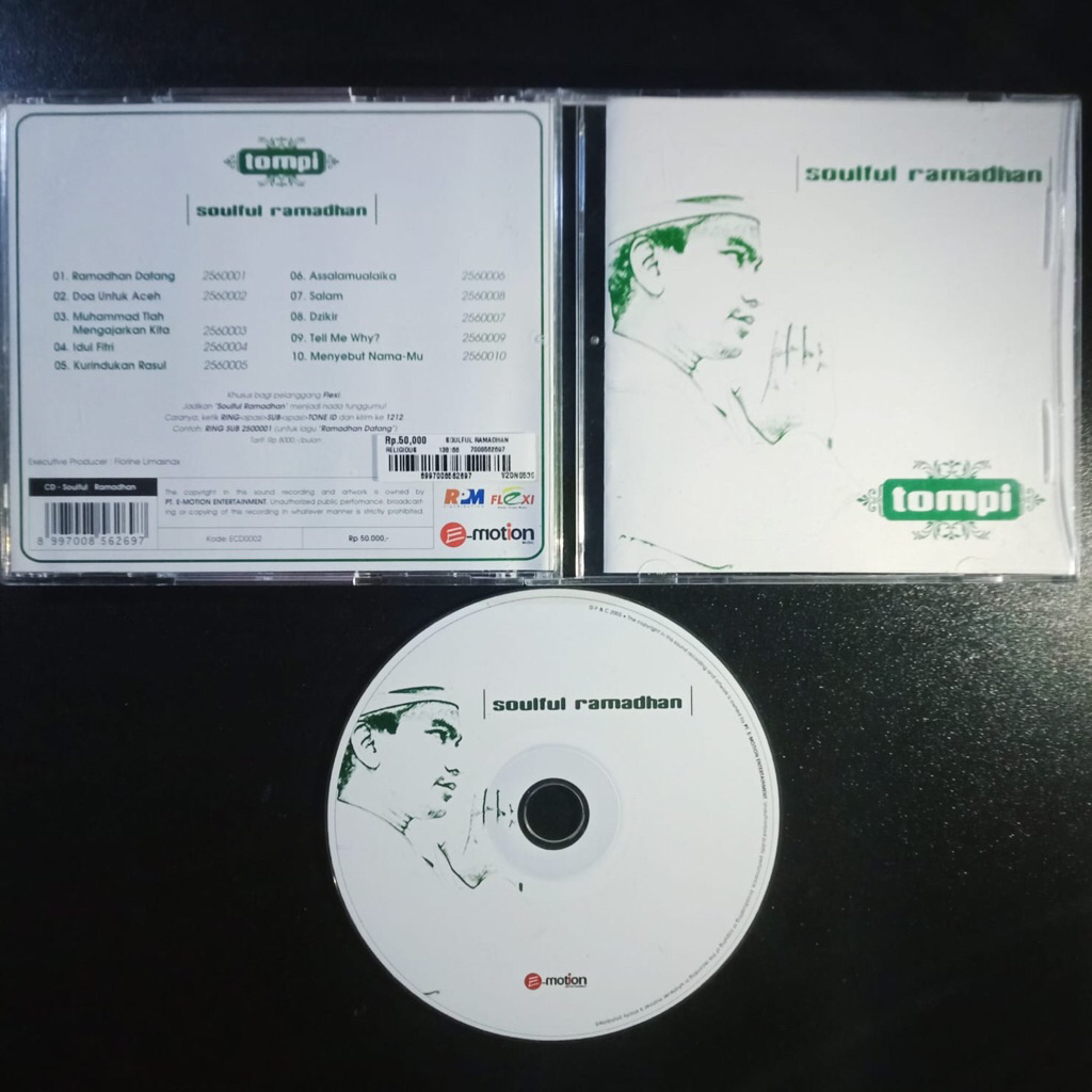 CD ORIGINAL TOMPI SOULFUL RAMADHAN