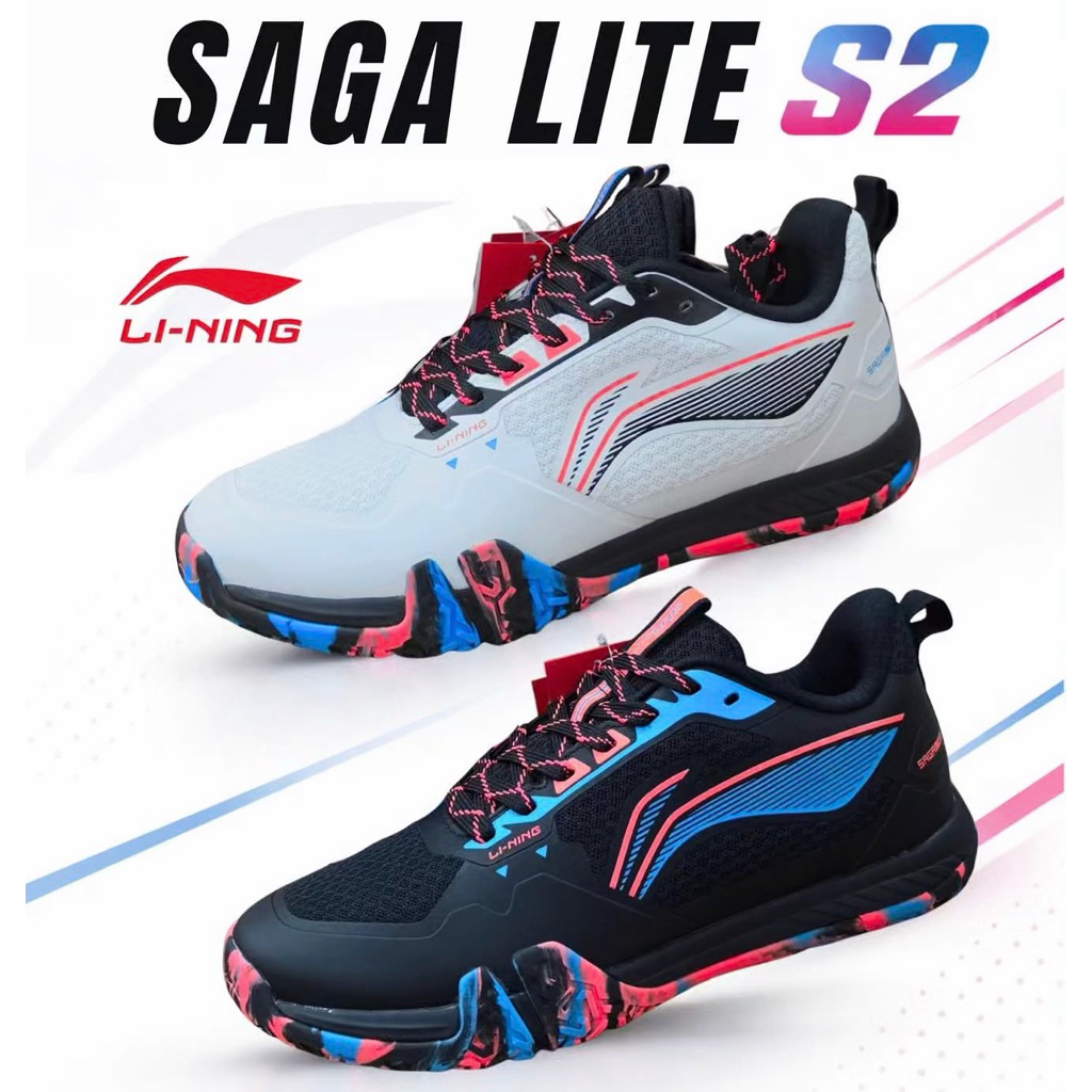 Badminton LINING SAGA Sepatu Badminton Lining Saga Lite S2 LTD