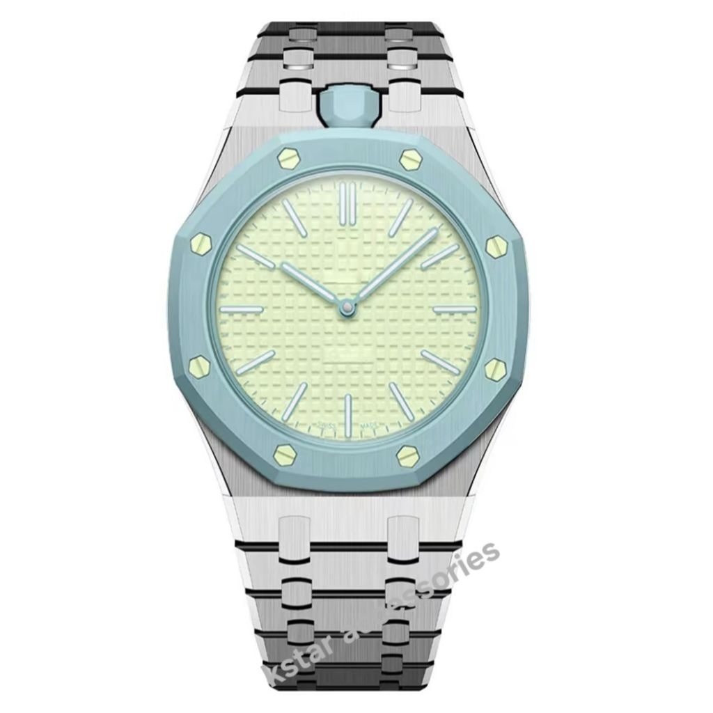 Strap Stainless Steel Swatch AP Royal Pop Jam Tangan