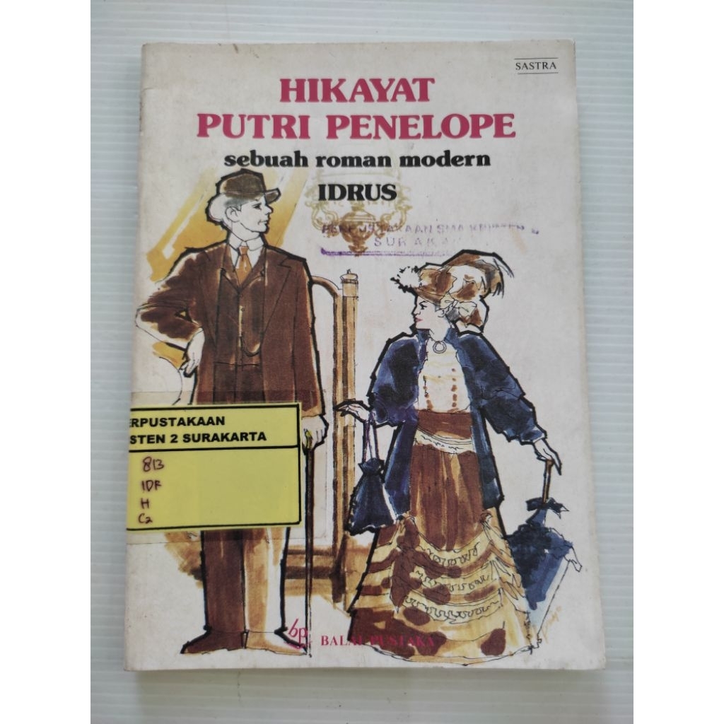 Buku cerita Sastra lawas: Hikayat Putri Penelope-Idrus