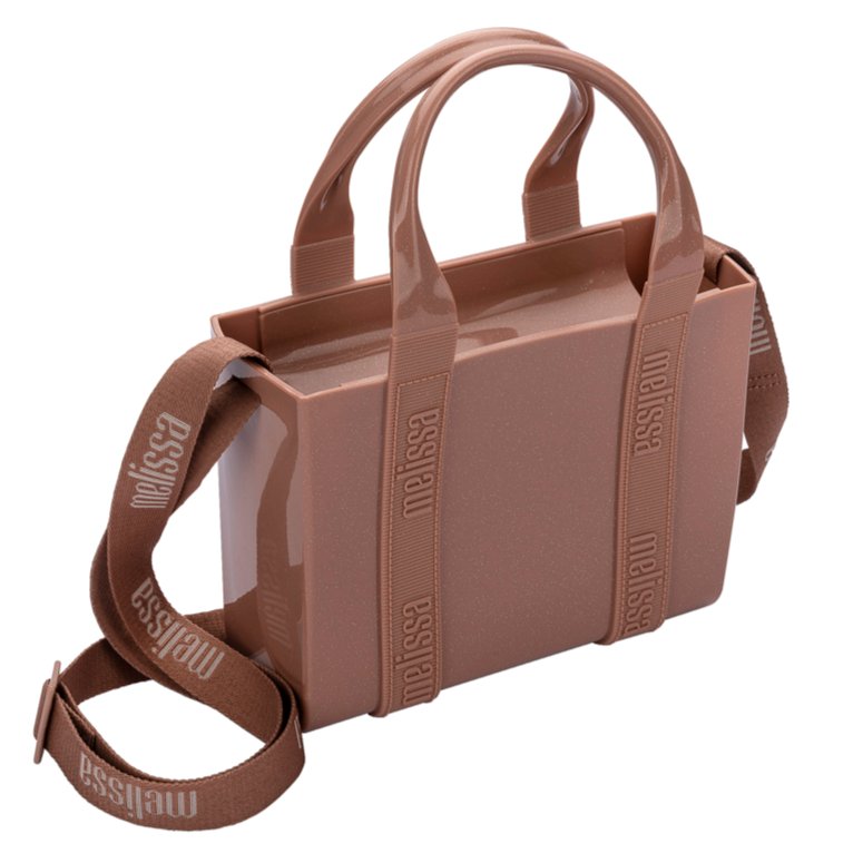 Melissa Mini Dulce Bag Glitter Brown