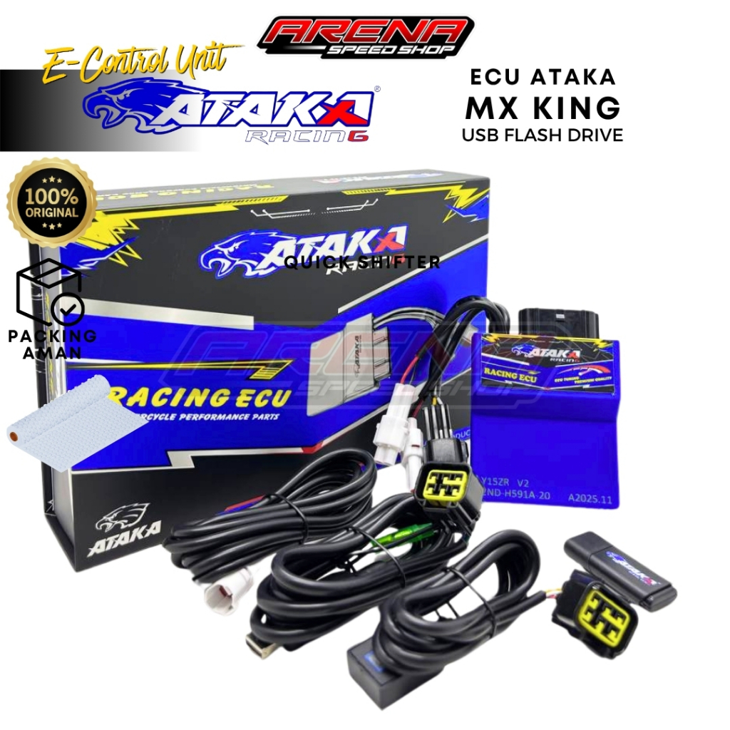 ATAKA Racing ECU + Quickshifter Yamaha Y15ZR - ECU Yamaha Mx King V1 V2 Original ATAKA Malaysia