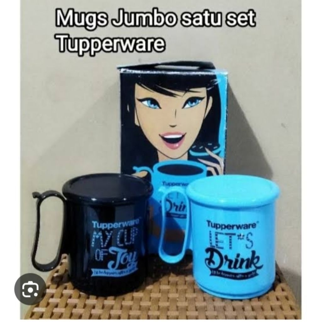 Gelas & Cangkir Jumbo Mug Tupperware (1 pcs)