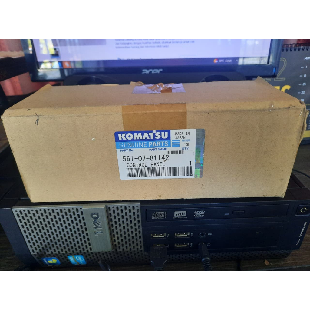 561-07-81142 CONTROL PANEL KOMATSU HD785-7(GENUINE KOMATSU)