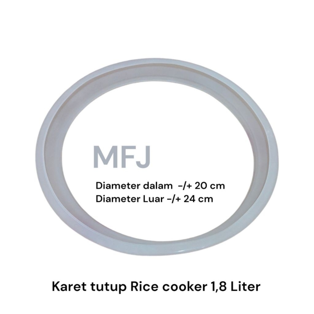 KARET TUTUP MEGIC COM 1,8 LITER MIYAKO SEAL SELICON RICE COOKER