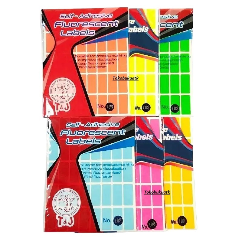 Label Tom & Jerry No. 108 Warna- Label Tom And Jerry No.108 Warna