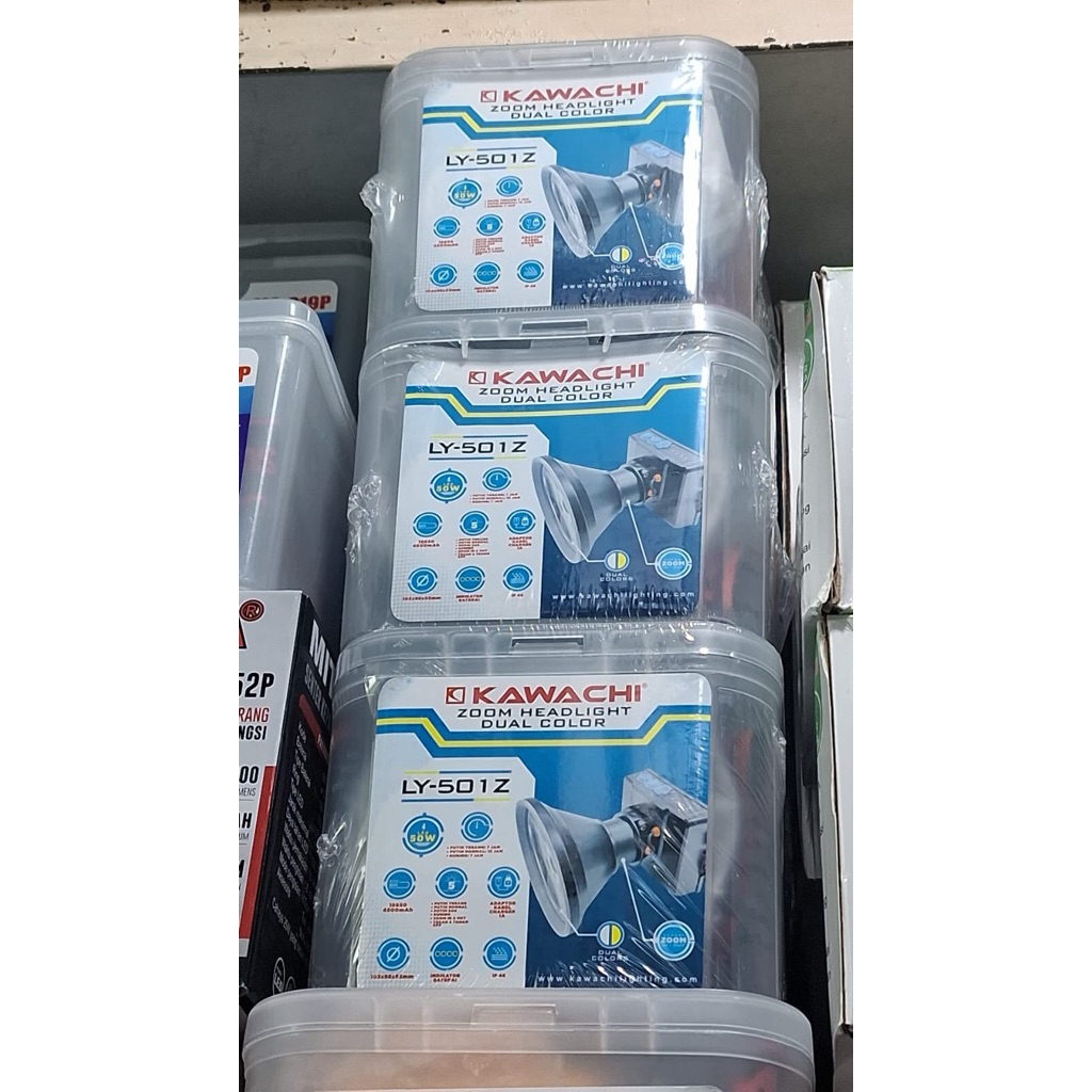 Senter Kepala Sunpro S 2316 Senter Kepala 300Watt Cahaya Putih Sunpro S2316 Senter Kepala Led Isi Ul