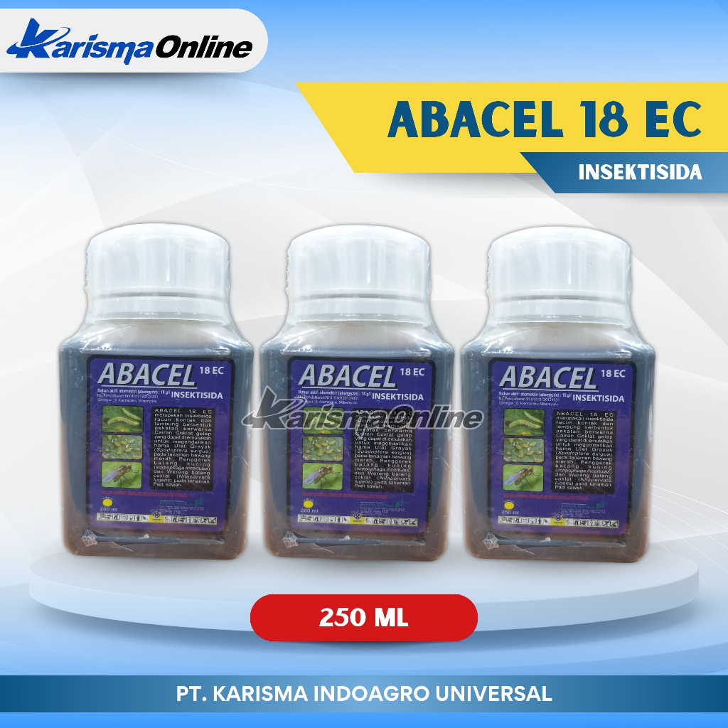 Abacel 18 EC Insektisida / 250ml / Akarisida Abamektin 18 g/L
