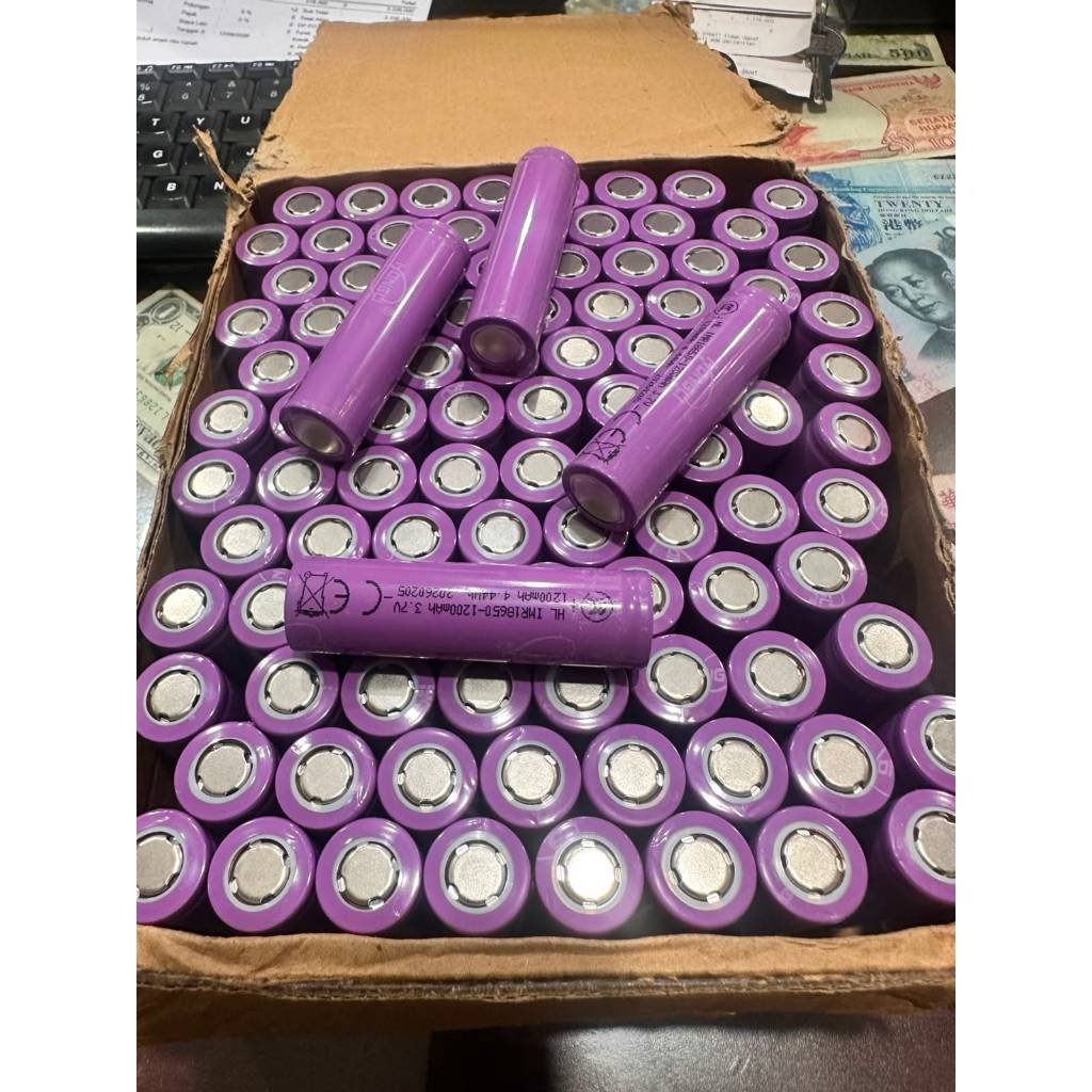 Baterai BATERE 18650 3.7V 1200MAH REAL DATAR / BATRAI DATAR FLAT 3,7V 1200 MAH CHARGE SENTER POLIS