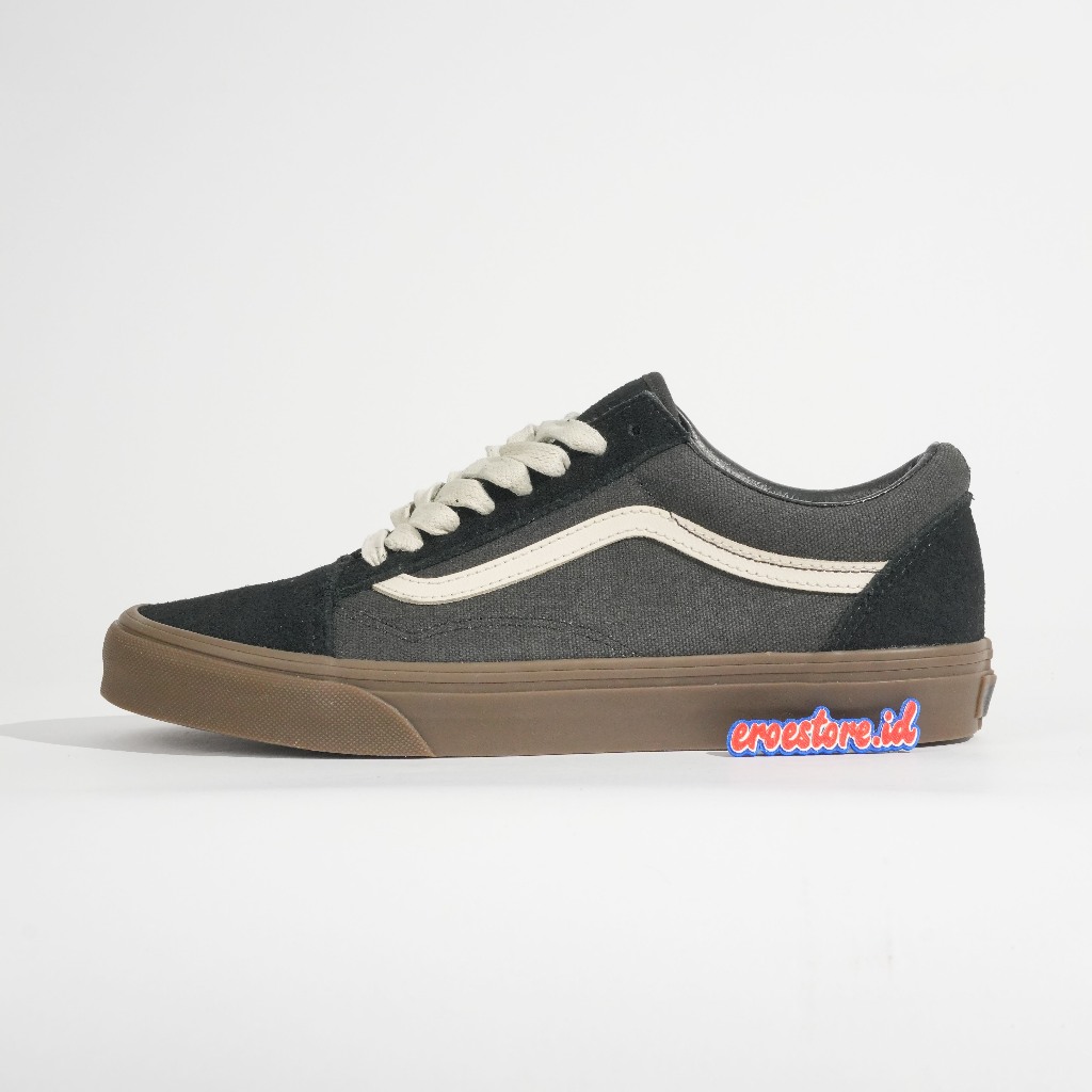 Vans Old Skool Heavy Canvas Black Gum Original Resmi Store