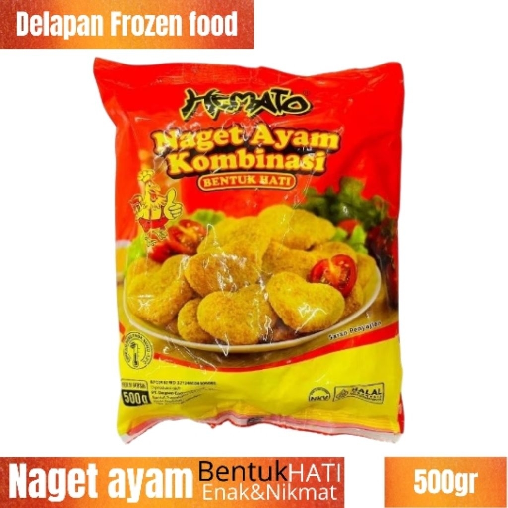 Hemato Nugget Ayam (bentuk hati)