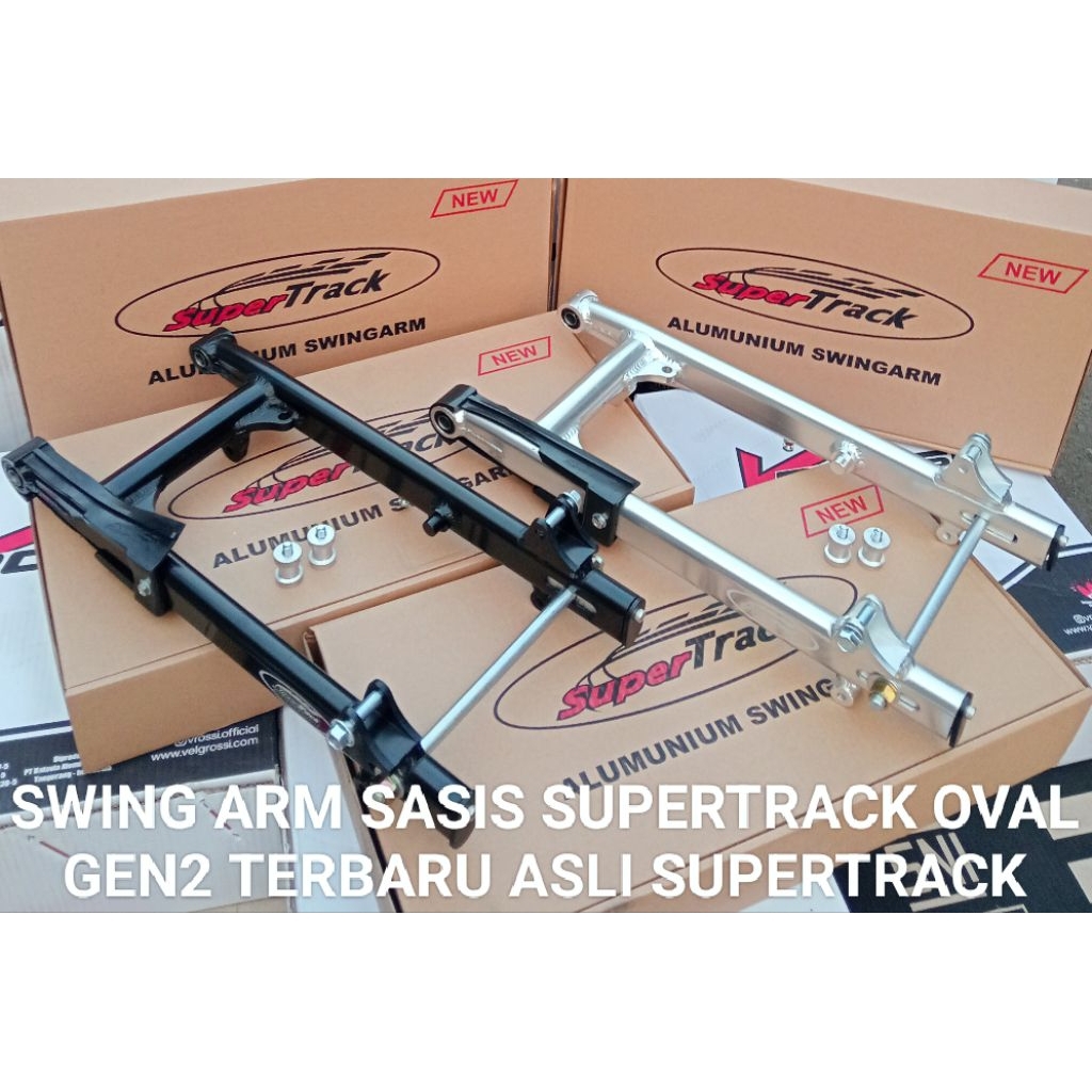 SWING ARM/SWIM ARM SASIS SUPERTRACK OVAL GEN2 LONG ARM SUPRA X 125 KARBU/SUPRA X 125 FI DOUBLE DISC/