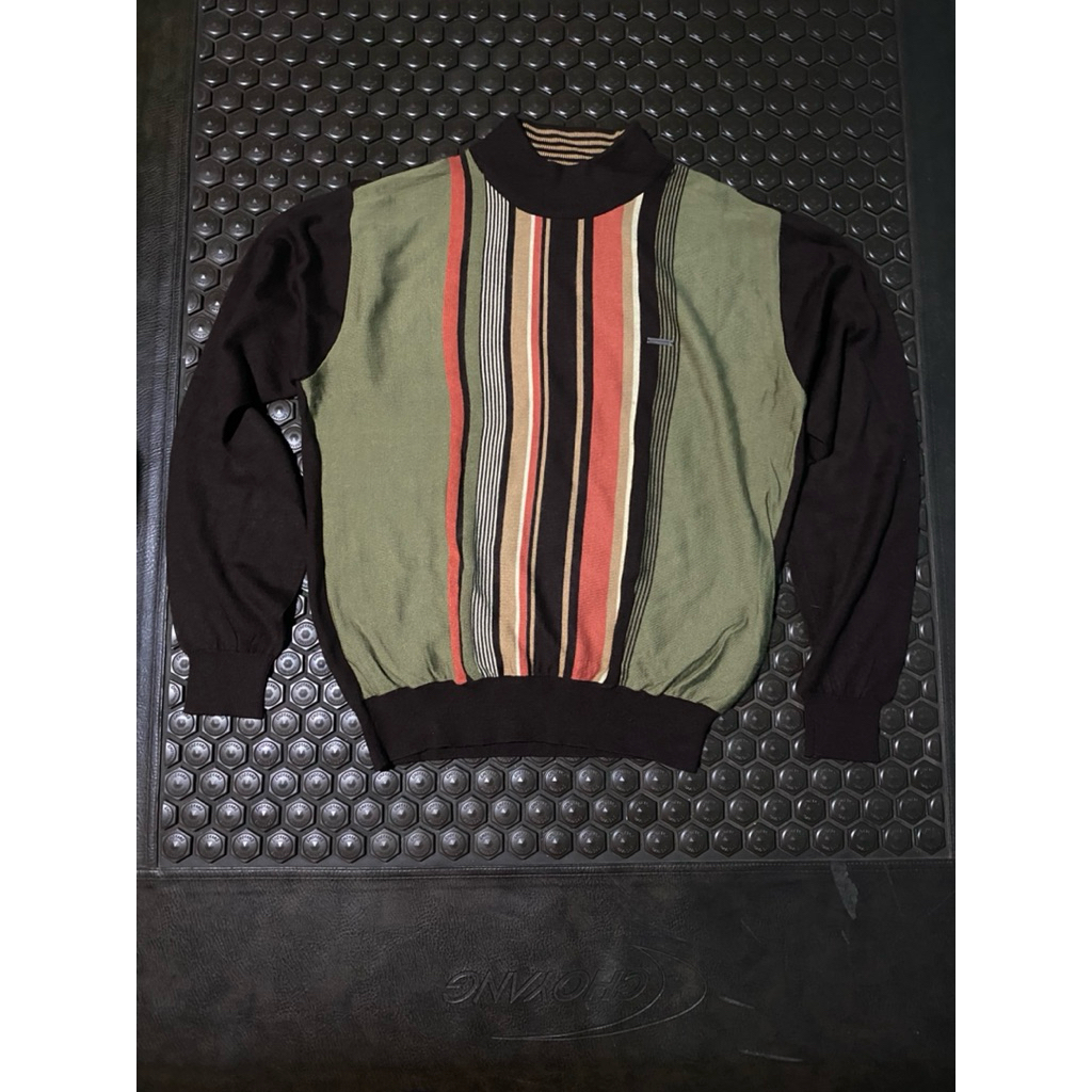 SWEATER RAJUT CREWNECK SUPER LUXURY PIERRE BALMAIN PARIS MEWAH BRANDED