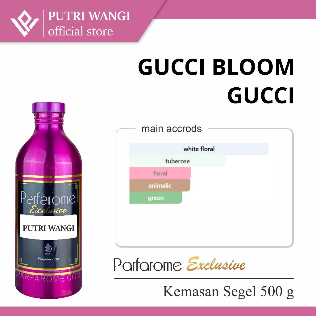 Gucci Bloom Bibit Parfum Parfarome Exclusive Segel 500 G