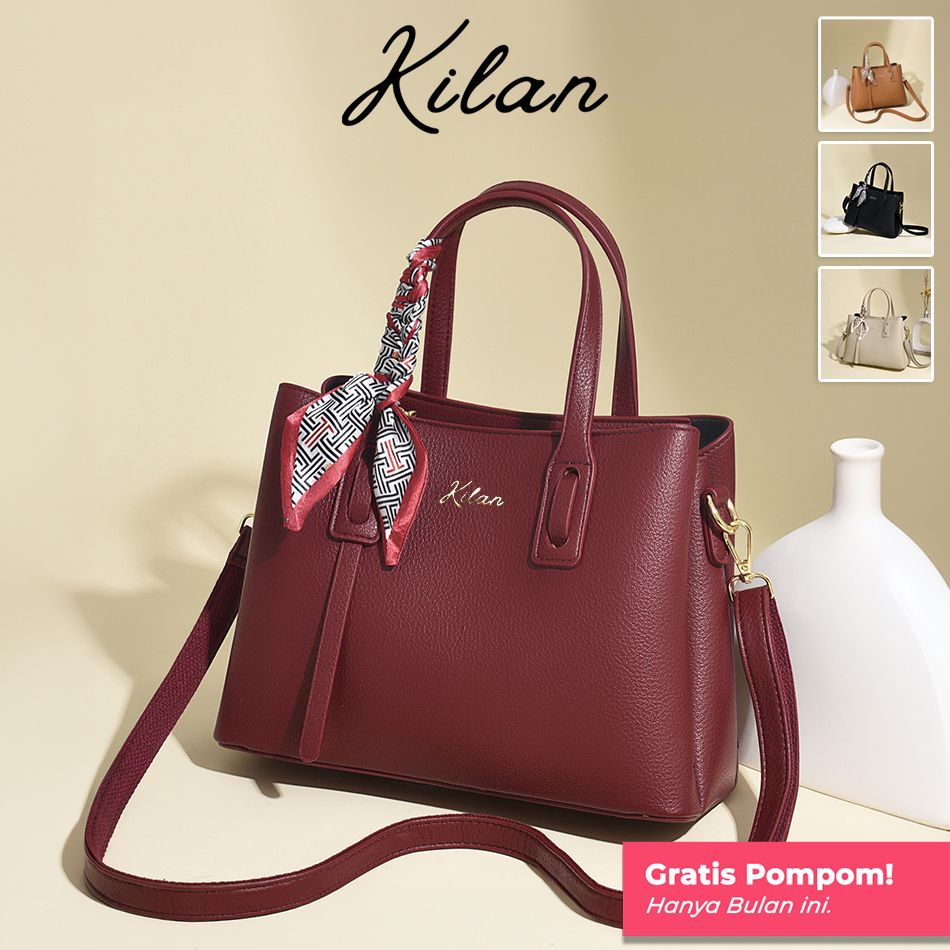 KILAN Tas Wanita Terbaru Tas Handbag Wanita Tas Jinjing Wanita Tas Import Wanita - KAORI