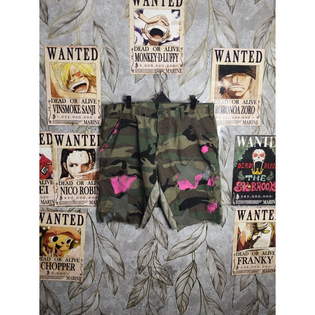 Short pants camouflage mnml
