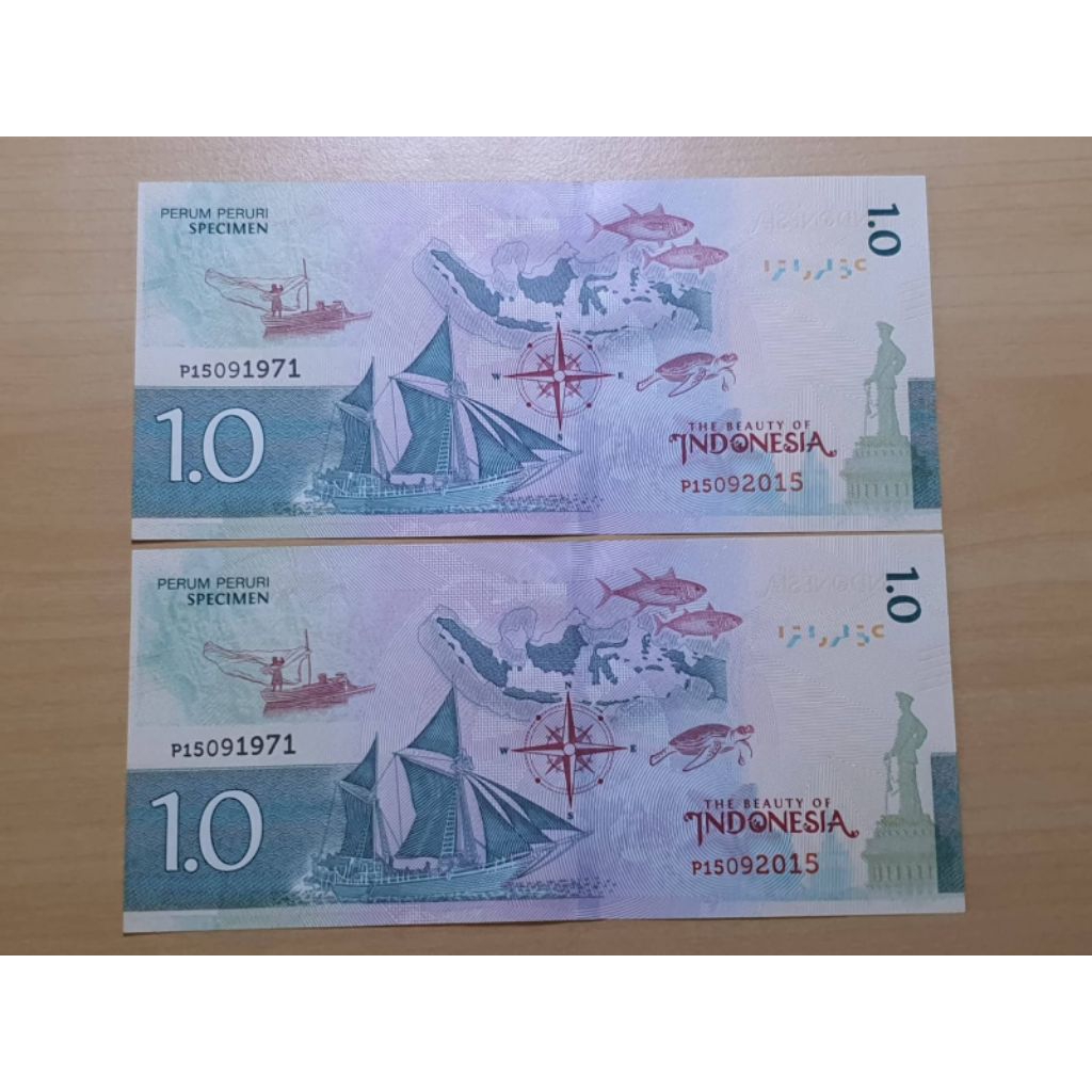Uang Kertas Test Note Peruri 1.0 Penari