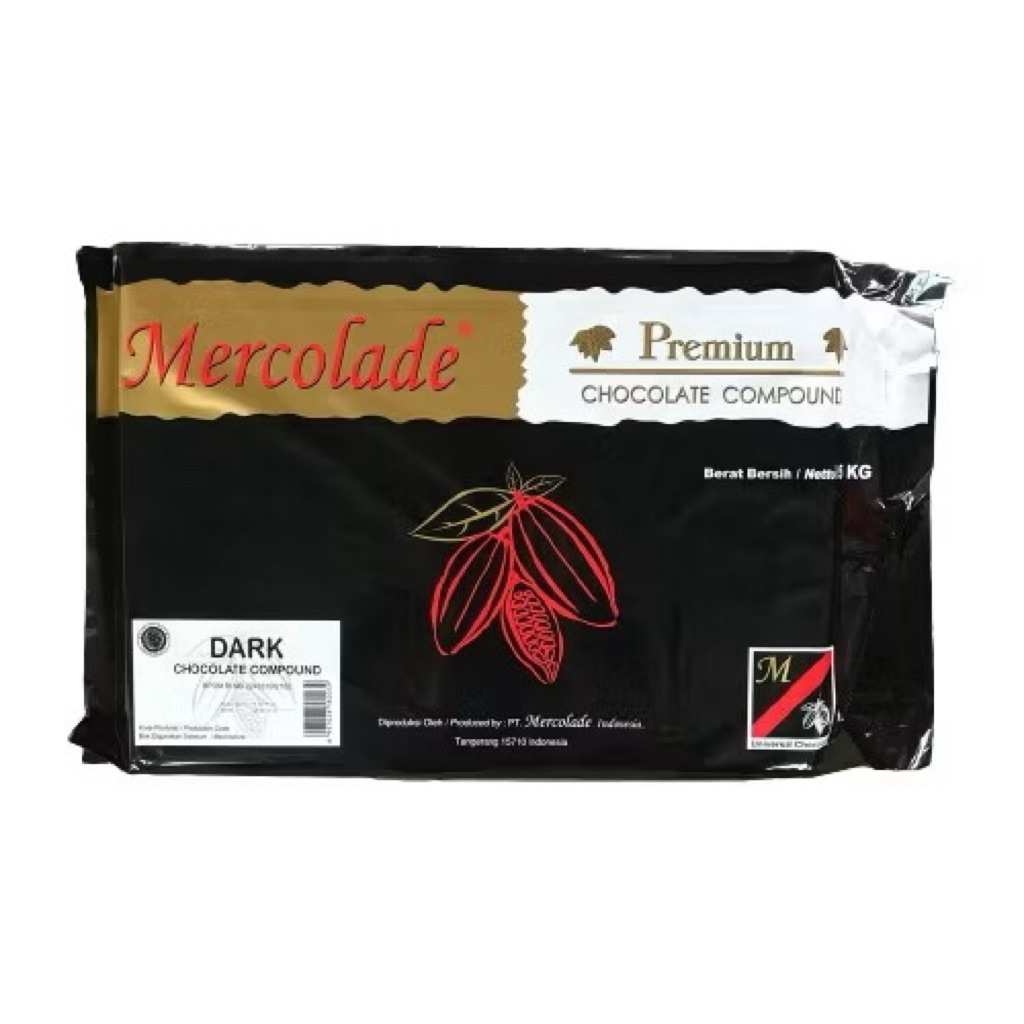 COKLAT BATANG MERCOLADE DARK COKLAT 1 KG