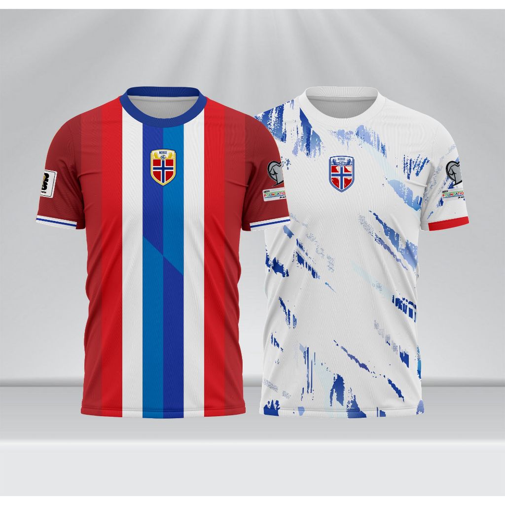 Jersey Norwegia Home Away 2024 2025 Jersey Retro Edisi Koleksi Penggemar Sepak Bola