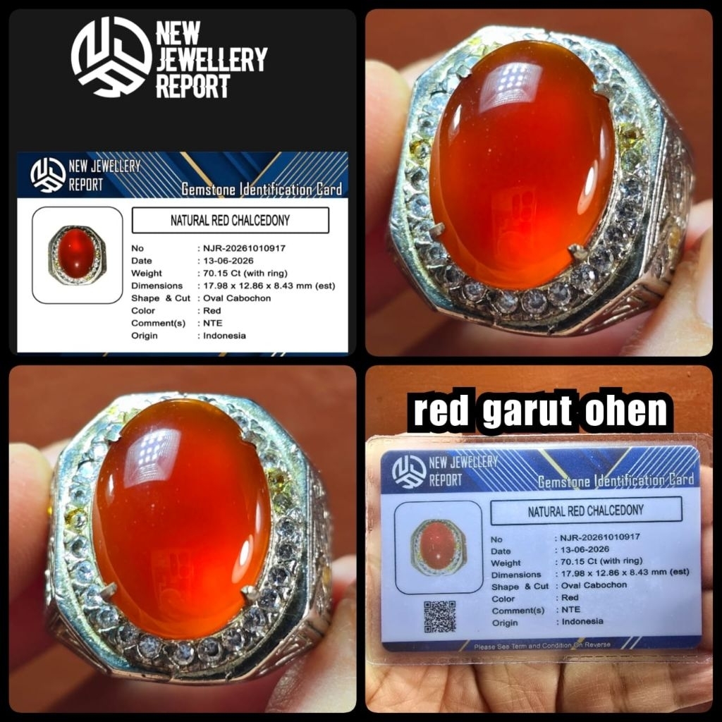 natural red Garut super asli Ohen + memo lab