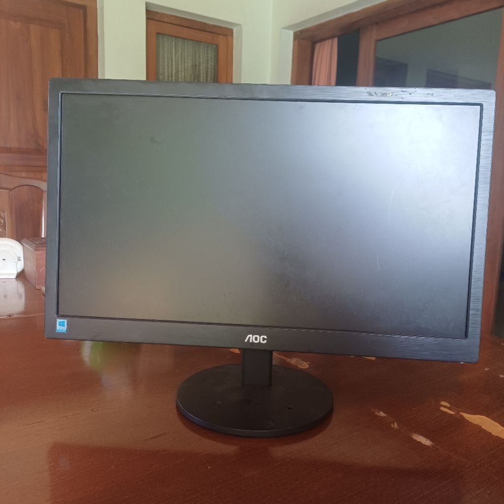 Monitor Kantor LED AOC E2070Swnl 19.5 inch bahan kanibalan bekas minus