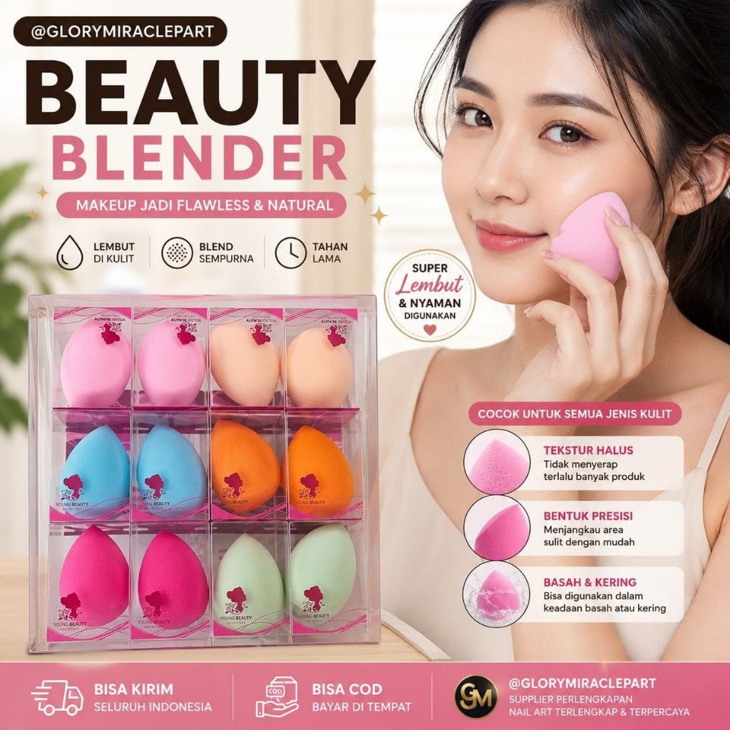 Spoon Beauty Blender / Spon Bedak Make Up