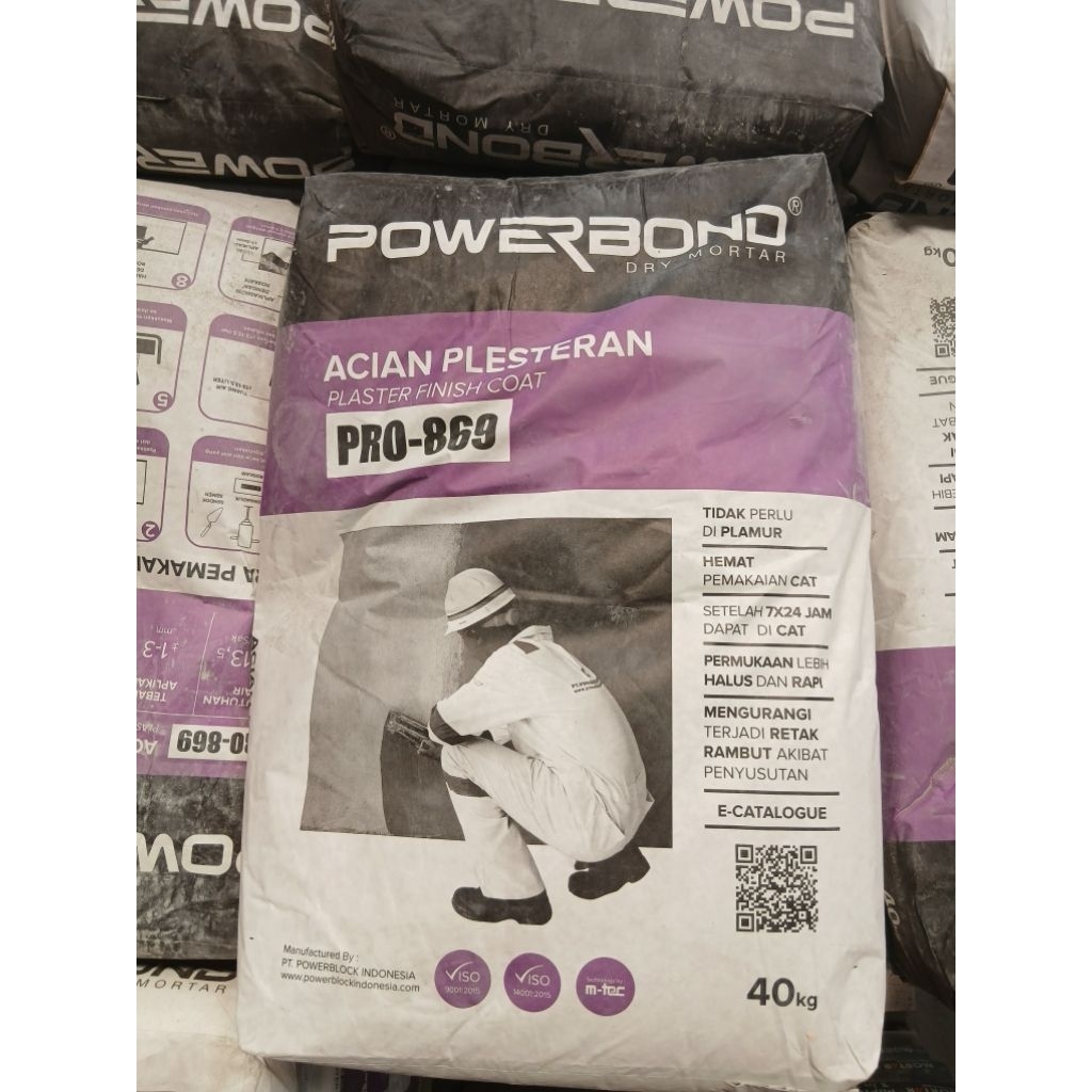 POWERBOND ACIAN PLESTERAN PRO-869 40kg