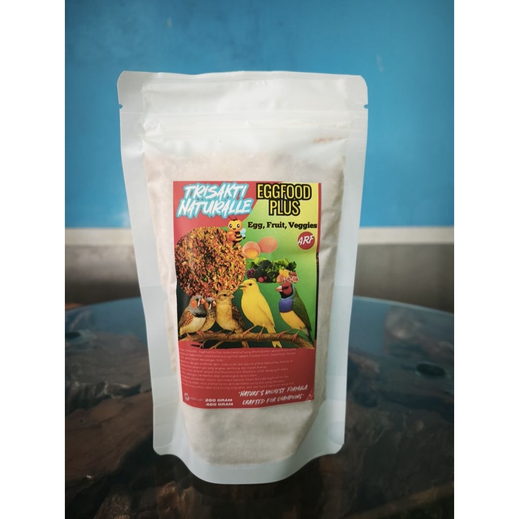 Extra Fooding Pakan Tambahan Untuk Burung Kenari, Blackthroat dan Finch Eggfood Dry Plus 200gr