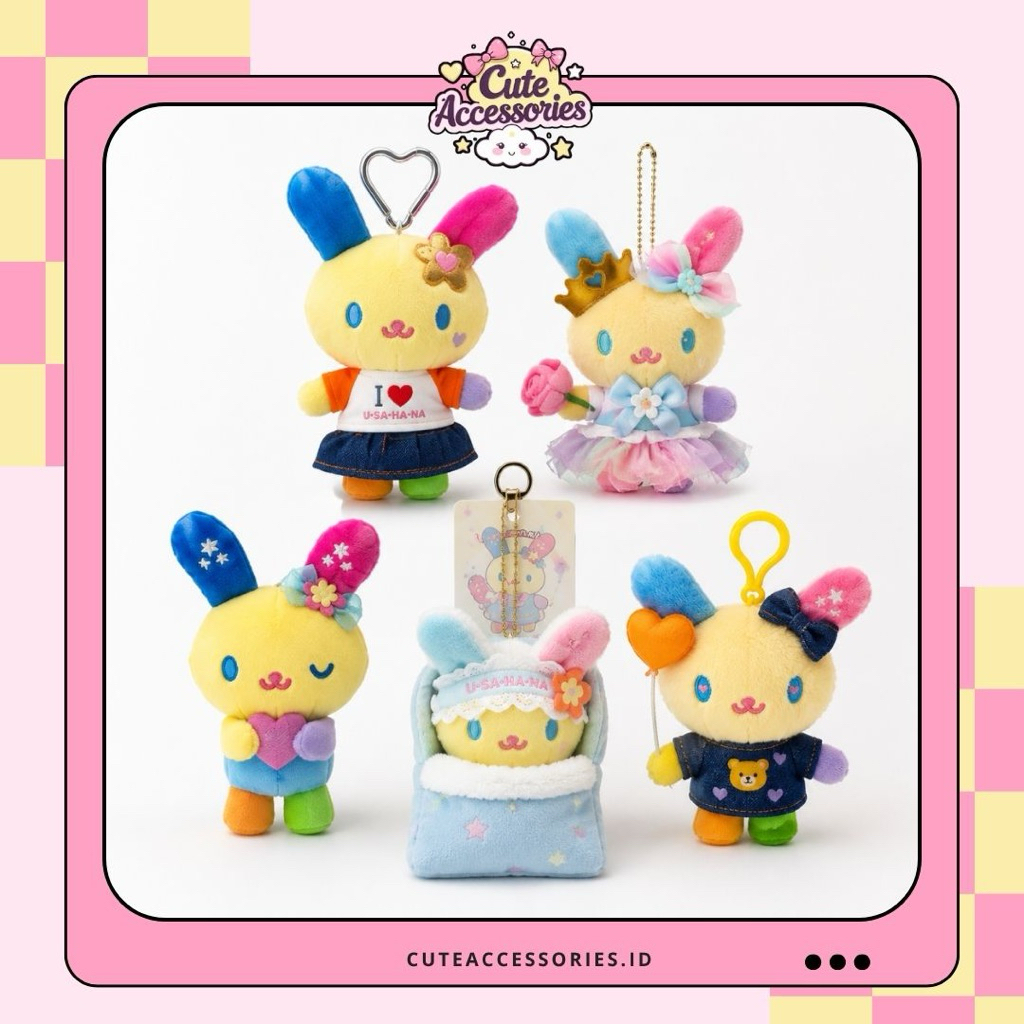 USAHANA gantungan tas boneka| bag charm usahana sanrio lucu premium