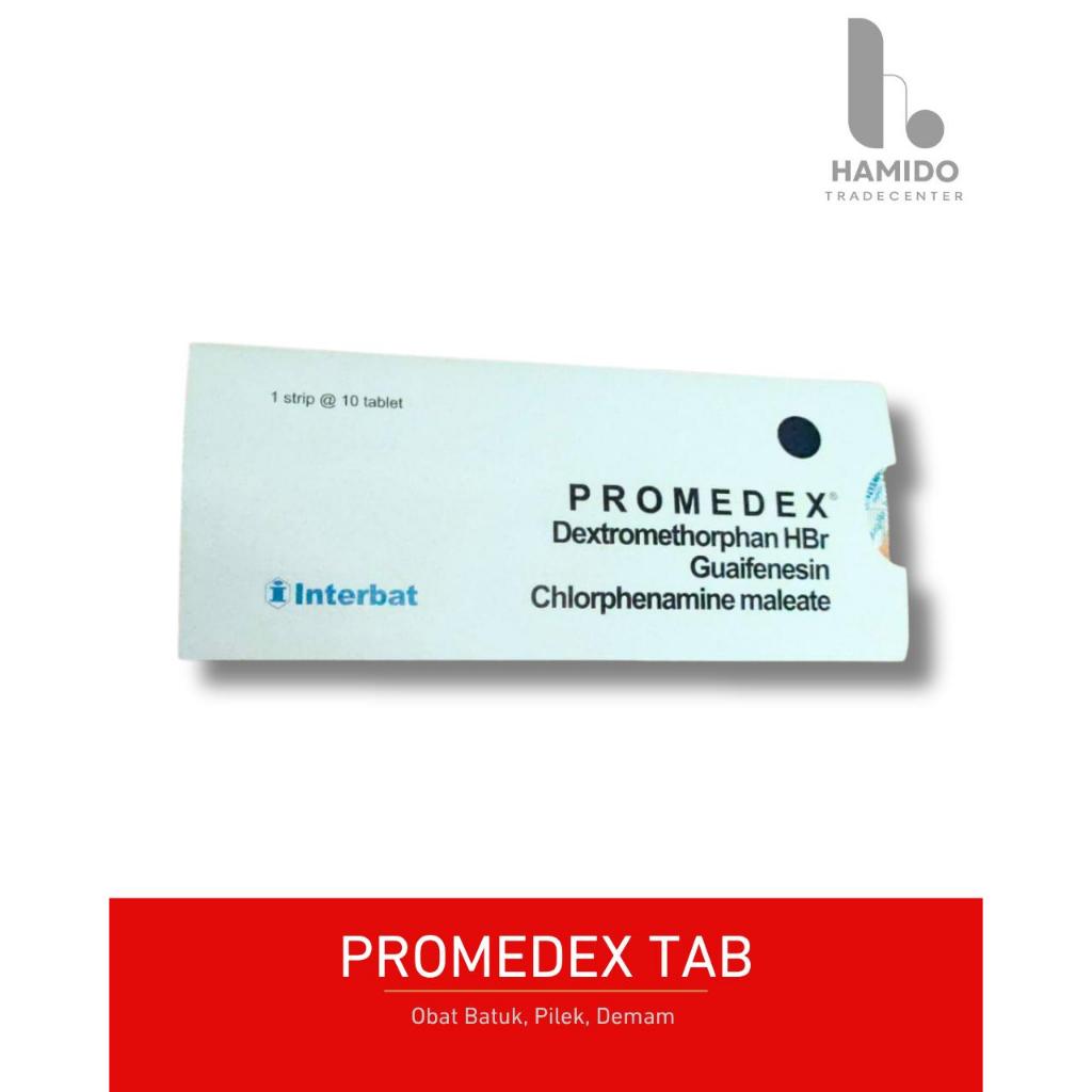 Promedex Tab Interbat 1 Strip 10 Tablet Obat Batuk Pilek Demam