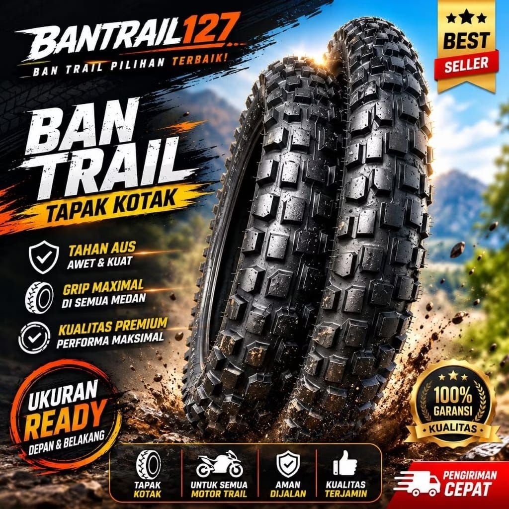ban trail ring 18 21 second copotan 80%BAN