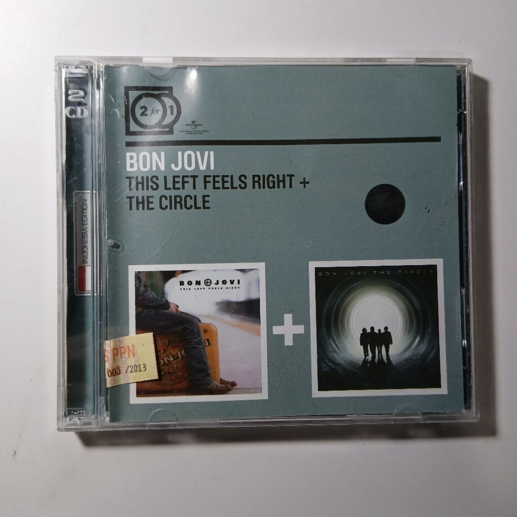 Cd Bon Jovi This Left Feels Right + The Circle 2 disc