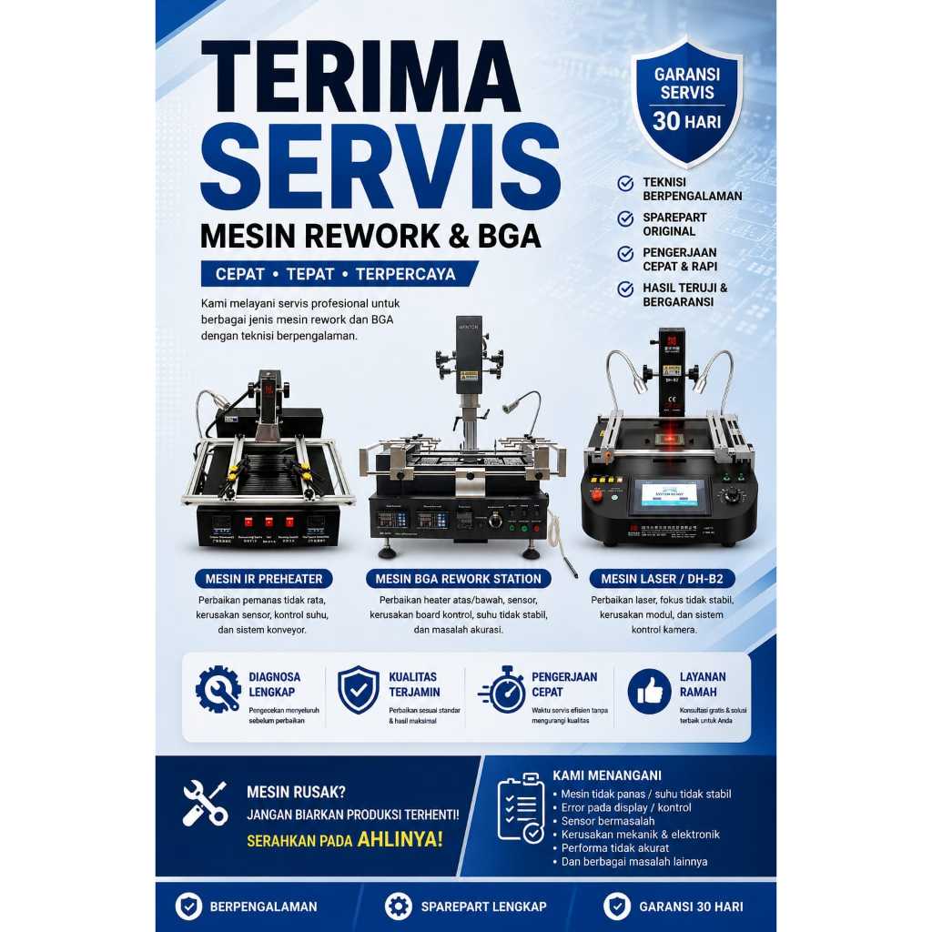 TERIMA JASA SERVIS BGA REWORK STATION