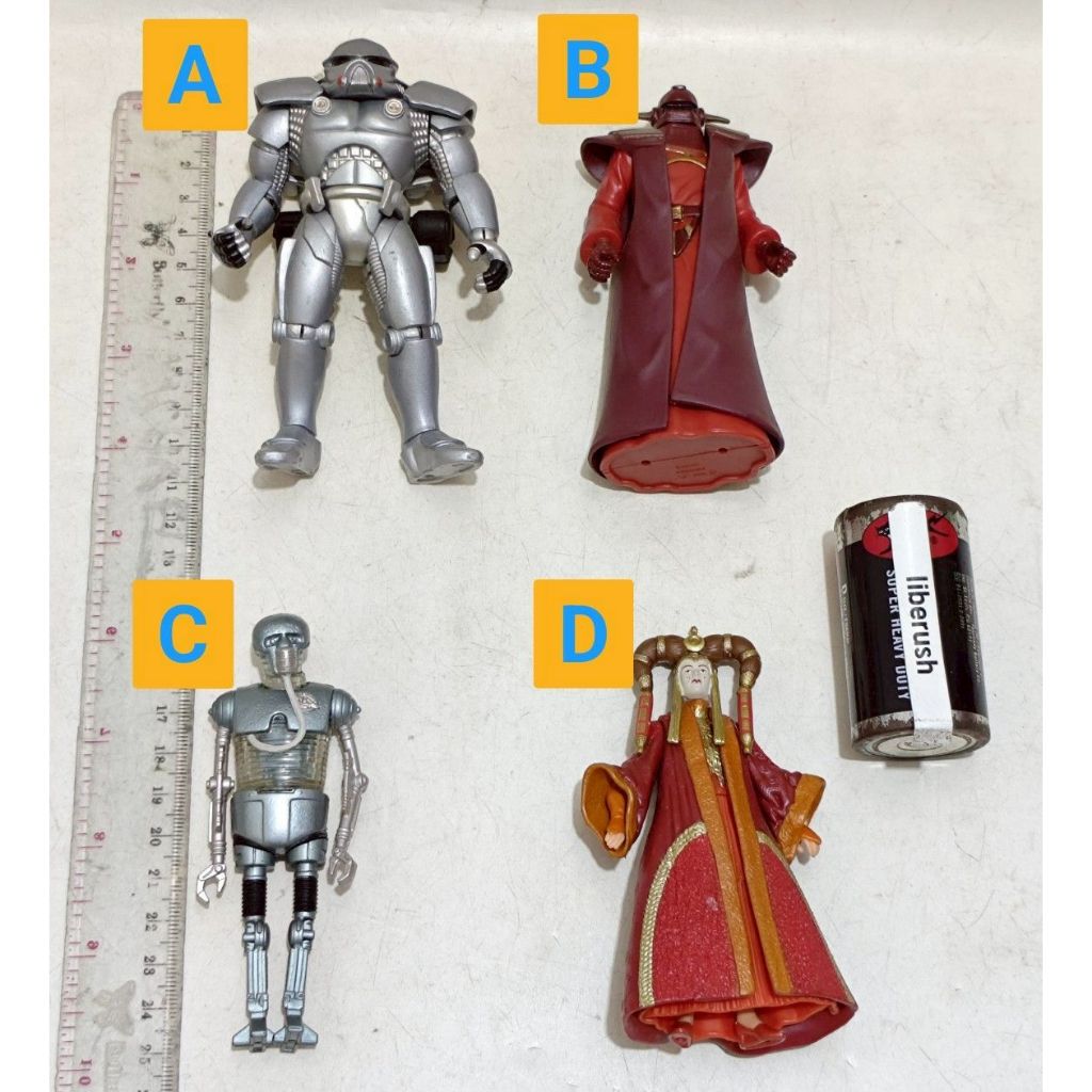 [/Pcs] kenner star wars 2-1B medical droid , imperial sentinel , queen amidala , dark trooper starwa