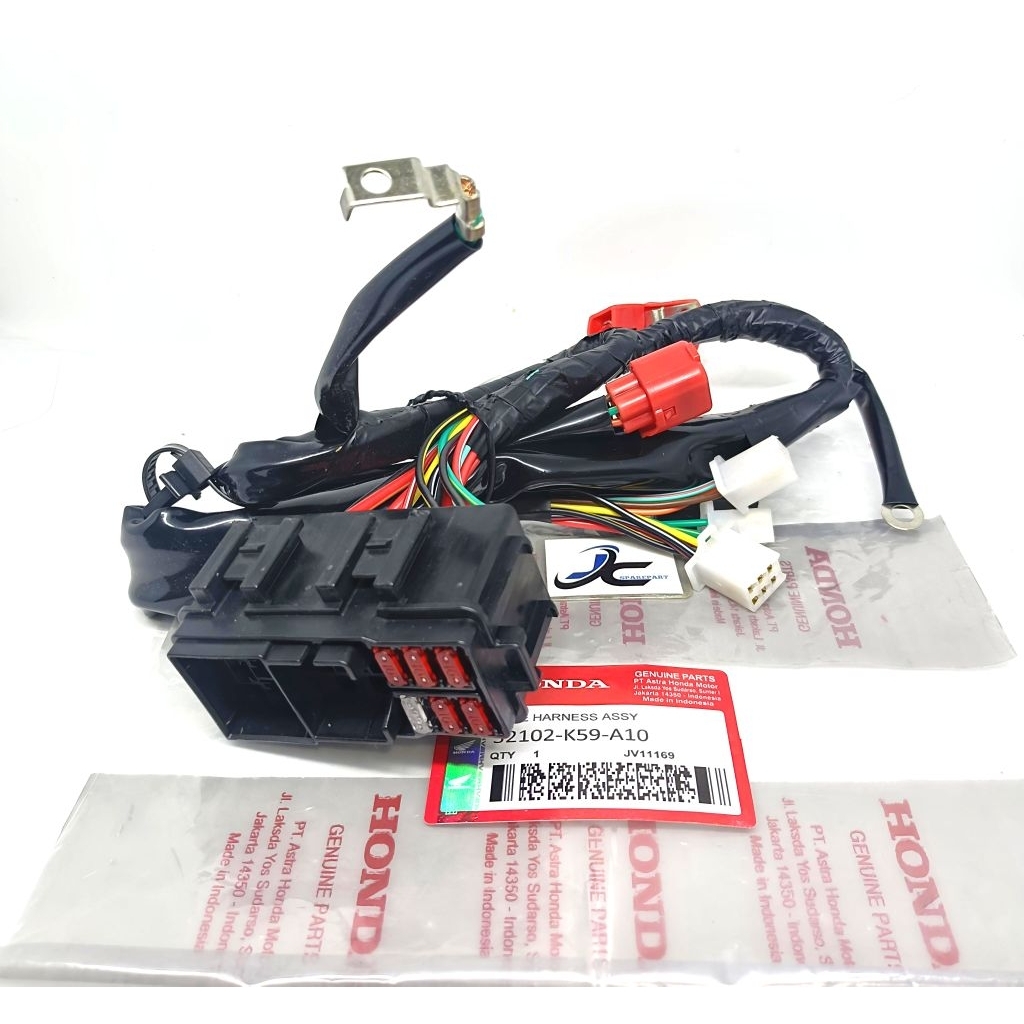 KABEL AKI RUMAH SEKRING K59/60 UNTUK MOTOR HONDA VARIO 125 LED FI OLD, VARIO 150 LED FI OLD
