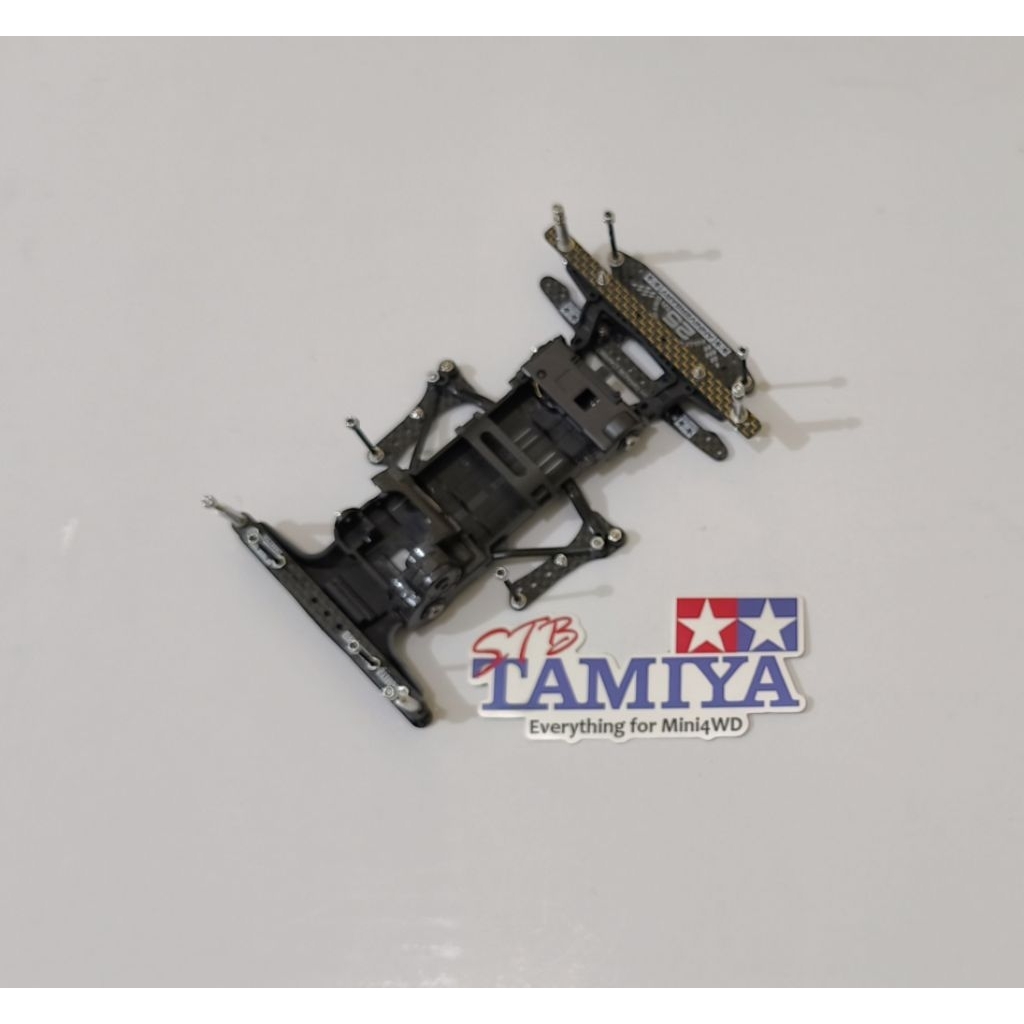 Tamiya SFM Karbon Side Damper RTR (Kosongan) Full HG Bemper (Settingan Ban Small)