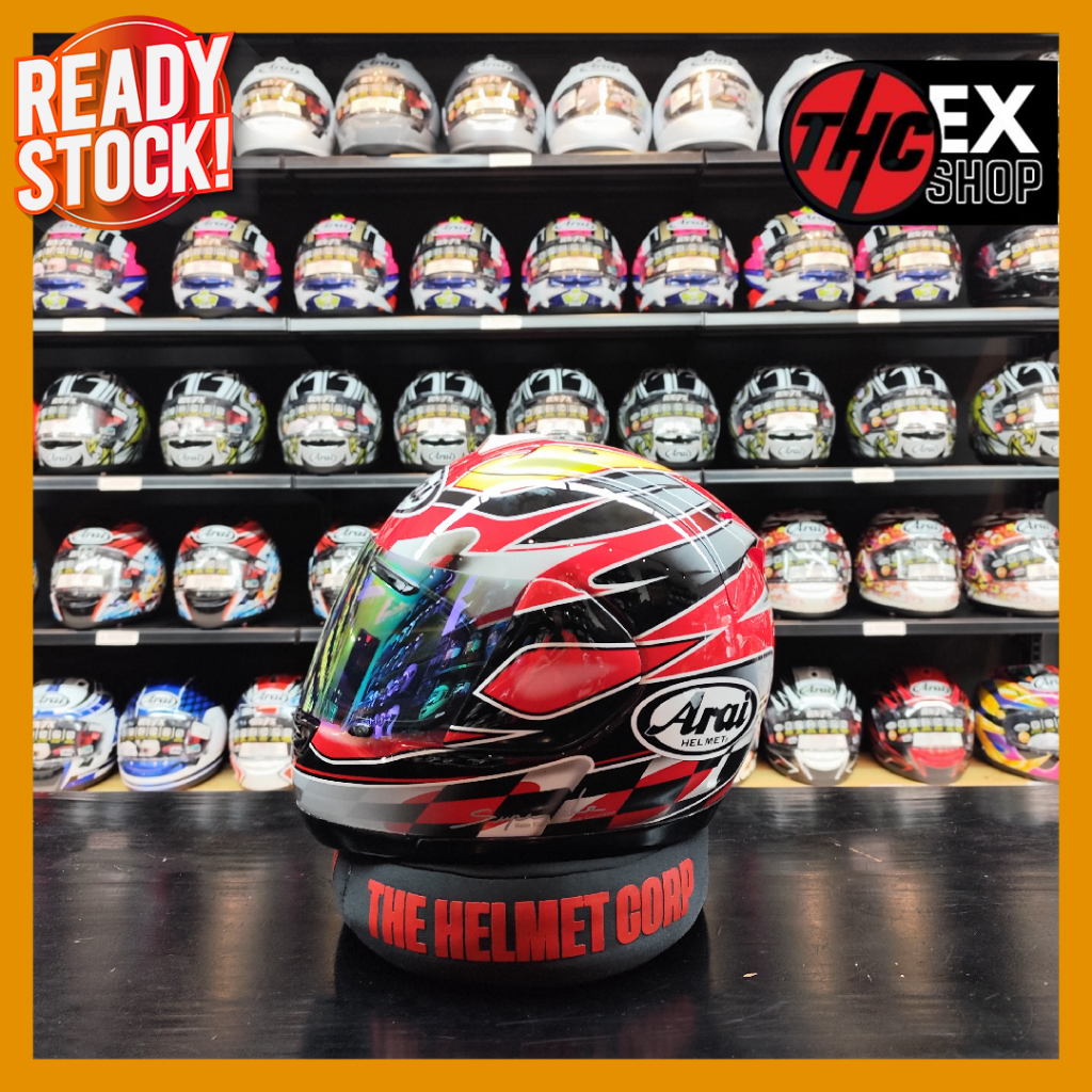 HELM ARAI RR3 TETSUYA HARADA SIZE L 2ND FULL FACE HELMET SECOND