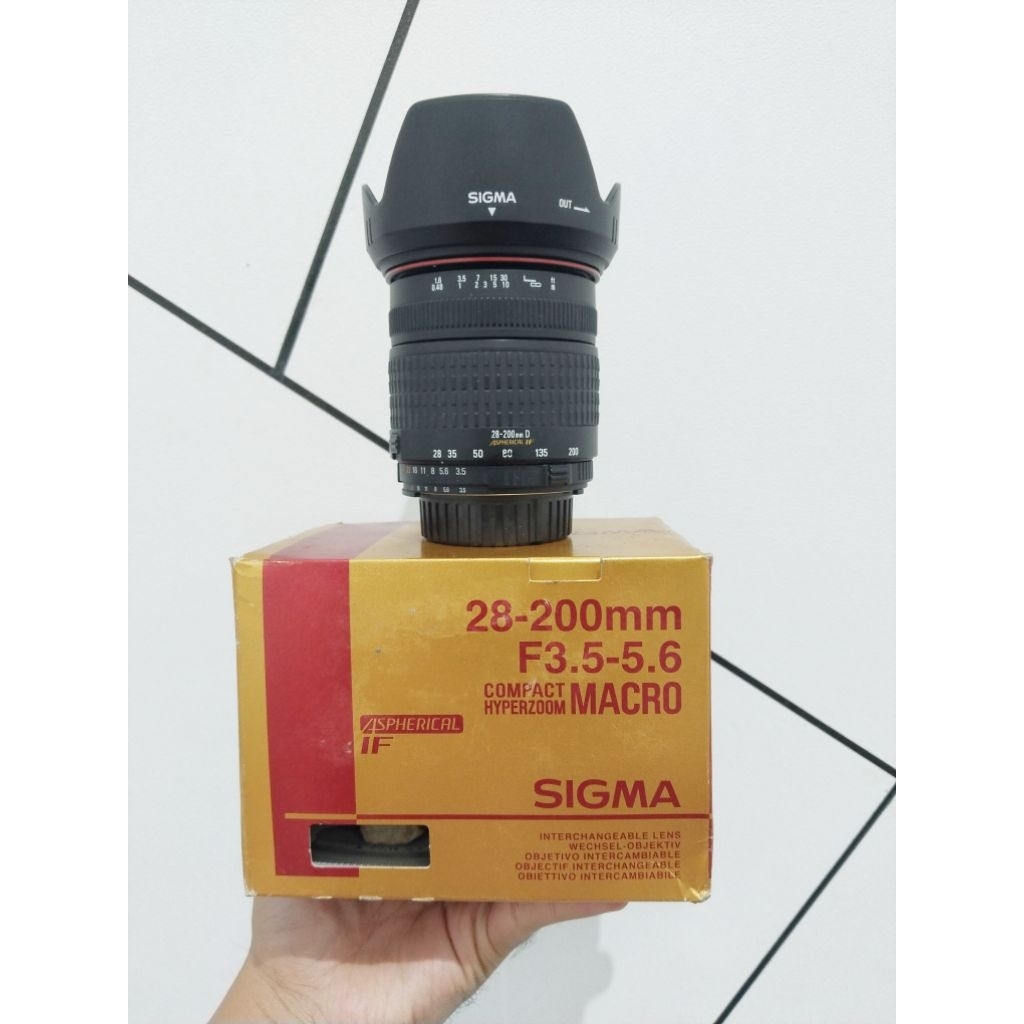 LENSA SIGMA 28 200MM NIKON FULLSET BOX