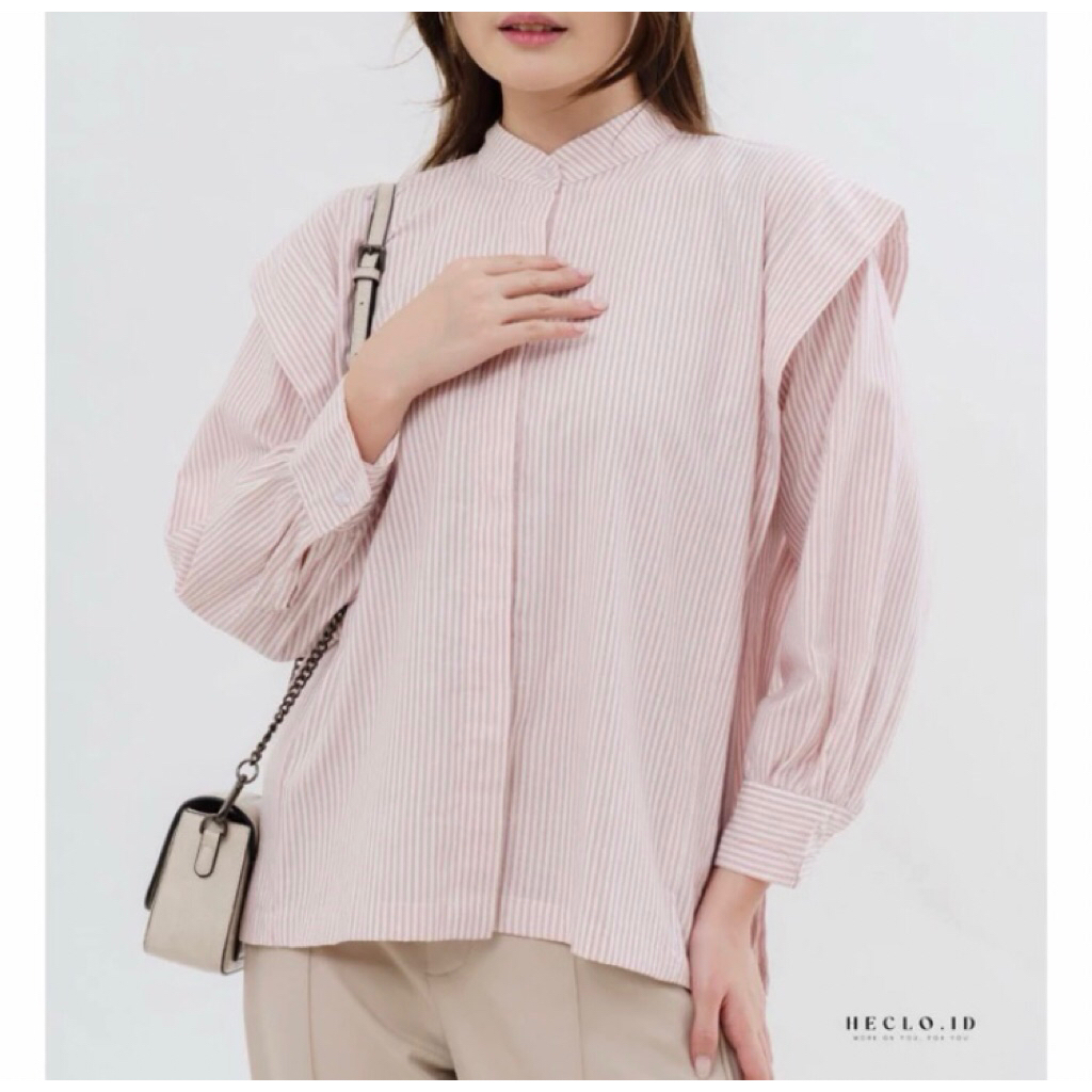 HECLO Pink Stripe Shirt (preloved)