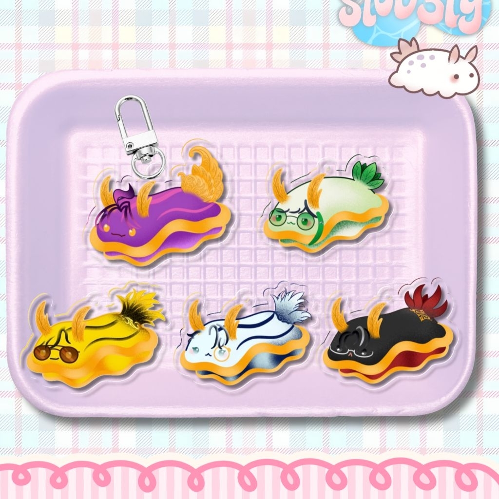 [PO] Pandavva Fanmerch Sea Slug Keychain 6cm by Ai.Slov3ly