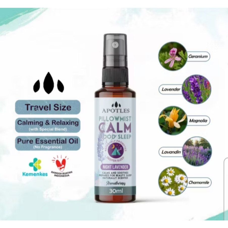 Sleep Spray Bius Semprot Tidur Pingsan Pillow Mist Insomnia Deep Sleep Sleep Well Pengharum Ruangan 