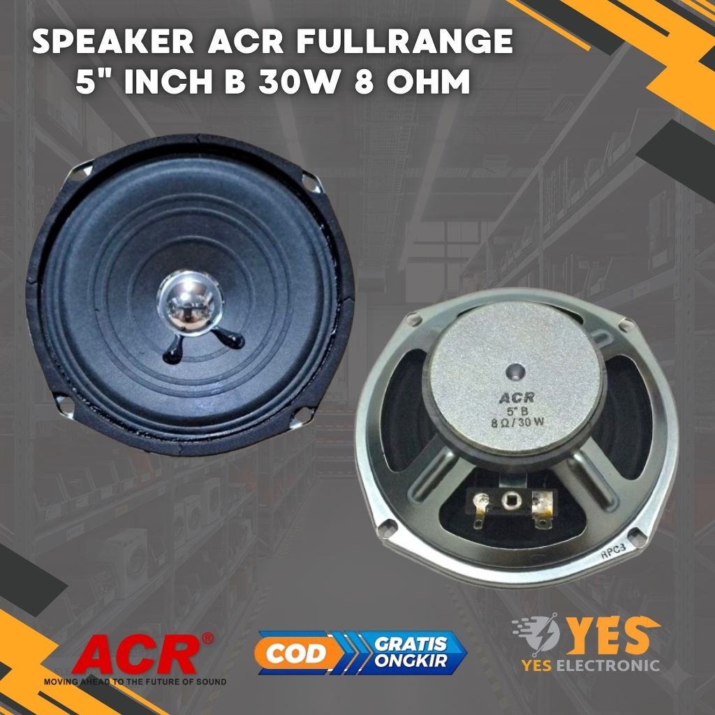 Speaker Full Range 5 Inch ACR 5B acr B 5" B 5"B 30 Watt Speaker Ceiling acr  speaker coloumn Speaker