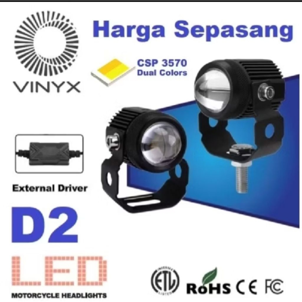 Lampu Sorot Laser Gun Mini D2pro vinyx