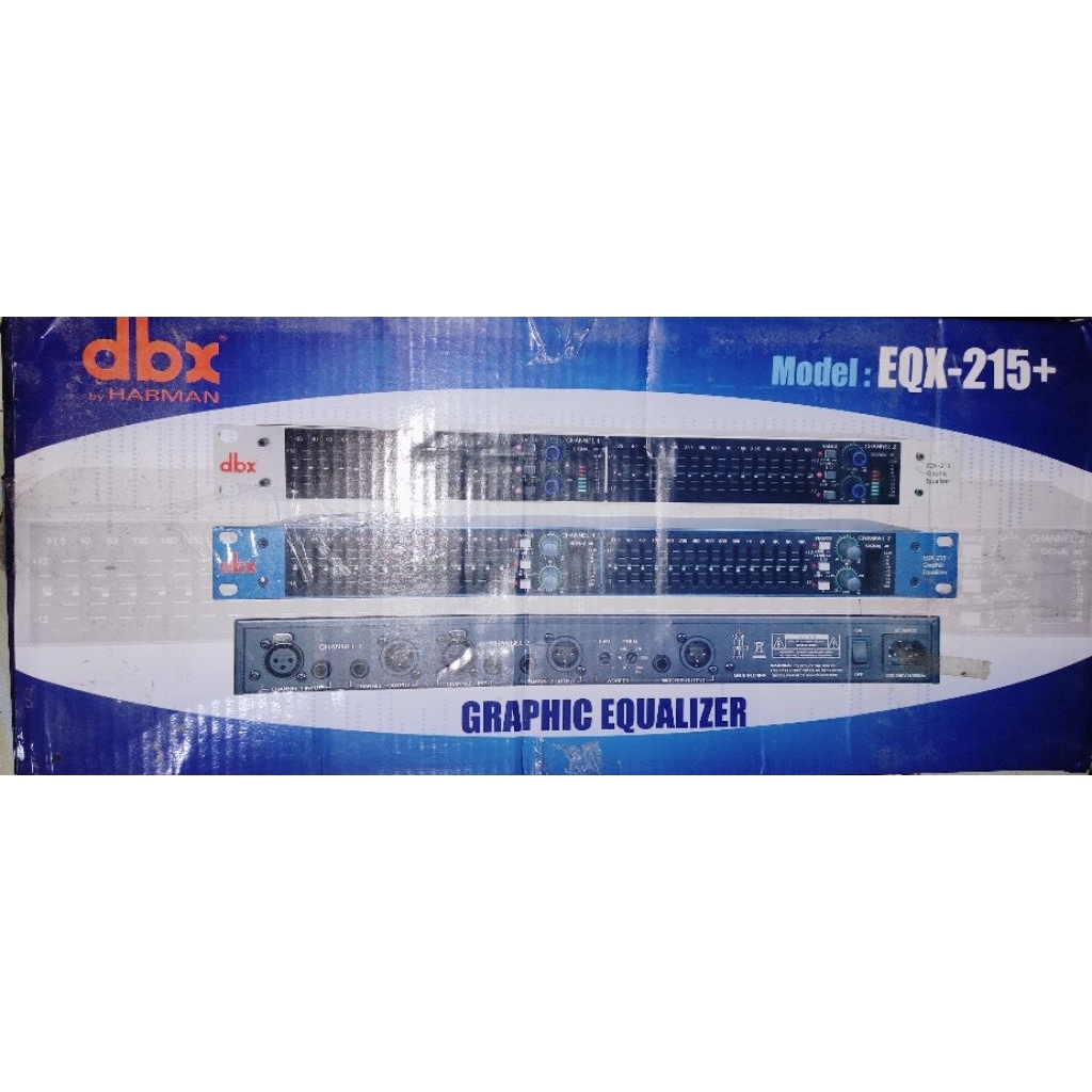 EQUALIZER DBX 215+ SUBWOOFER KONDISI SECOND BEKAS