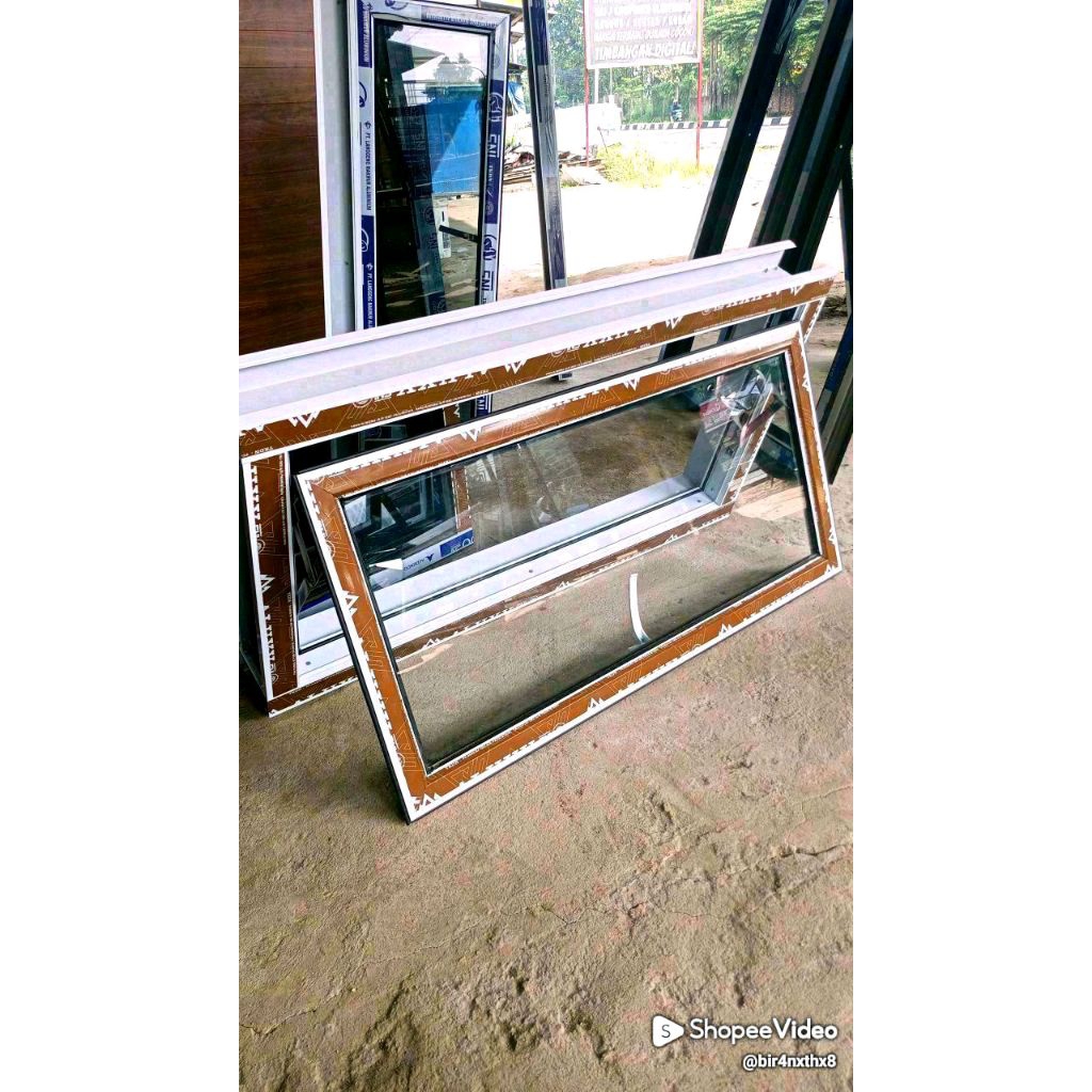 Pull set kusen jendela alumunium T 78 X L 69'5 Ferr Packingkayu