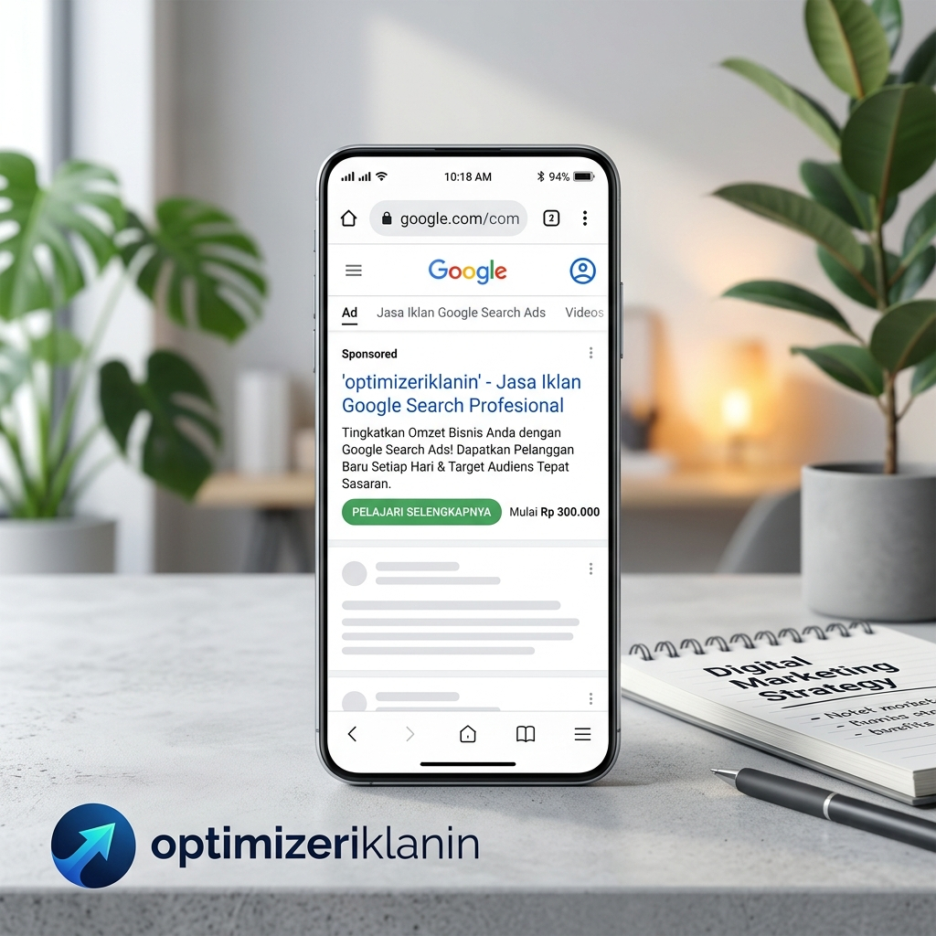 Jasa Iklan Google Search Ads - Iklan Google Ads Pencarian Pertama