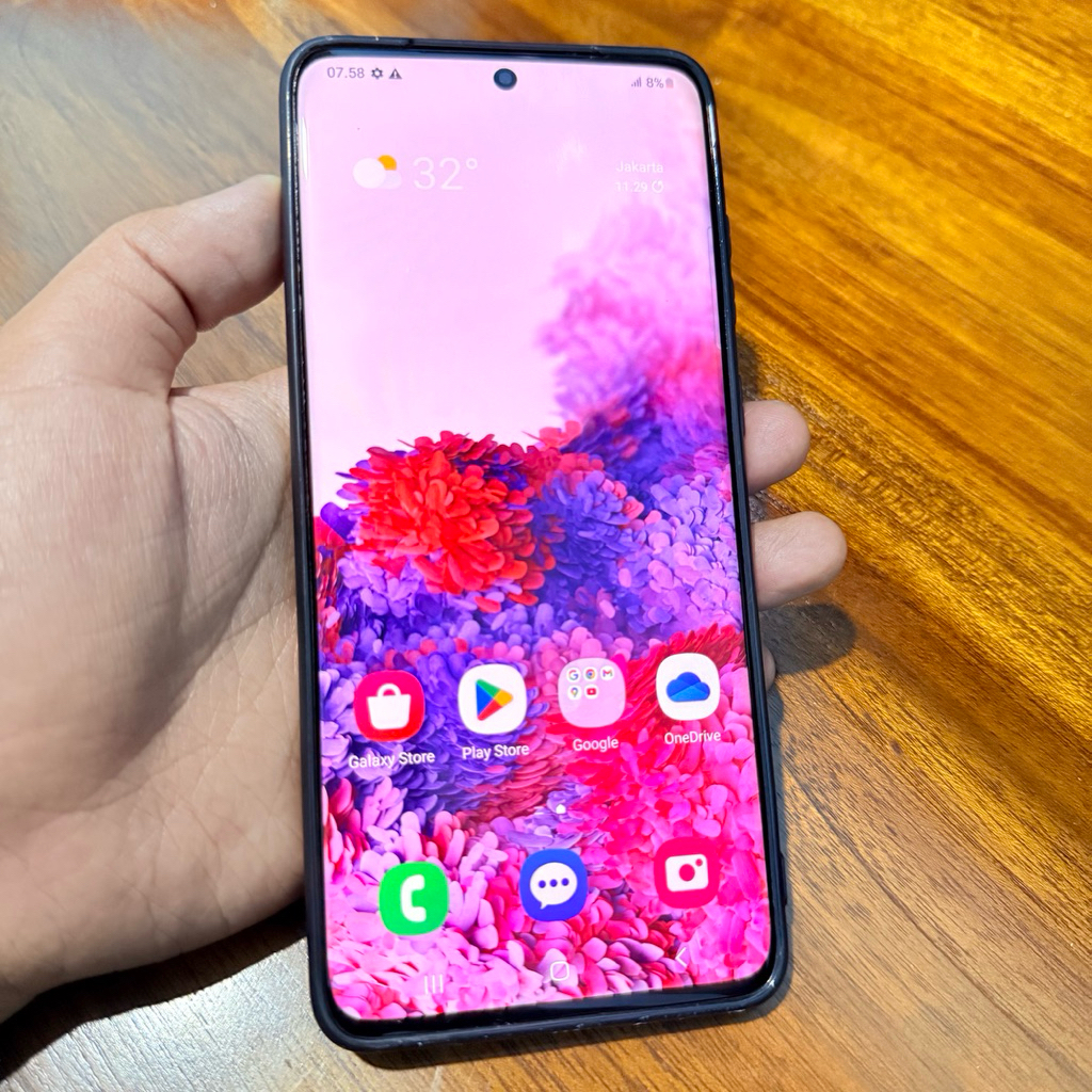 SAMSUNG S20 PLUS 8/128 ORIGINAL EKS SEIN GARANSI RESMI SECOND NORMAL BERKUALITAS
